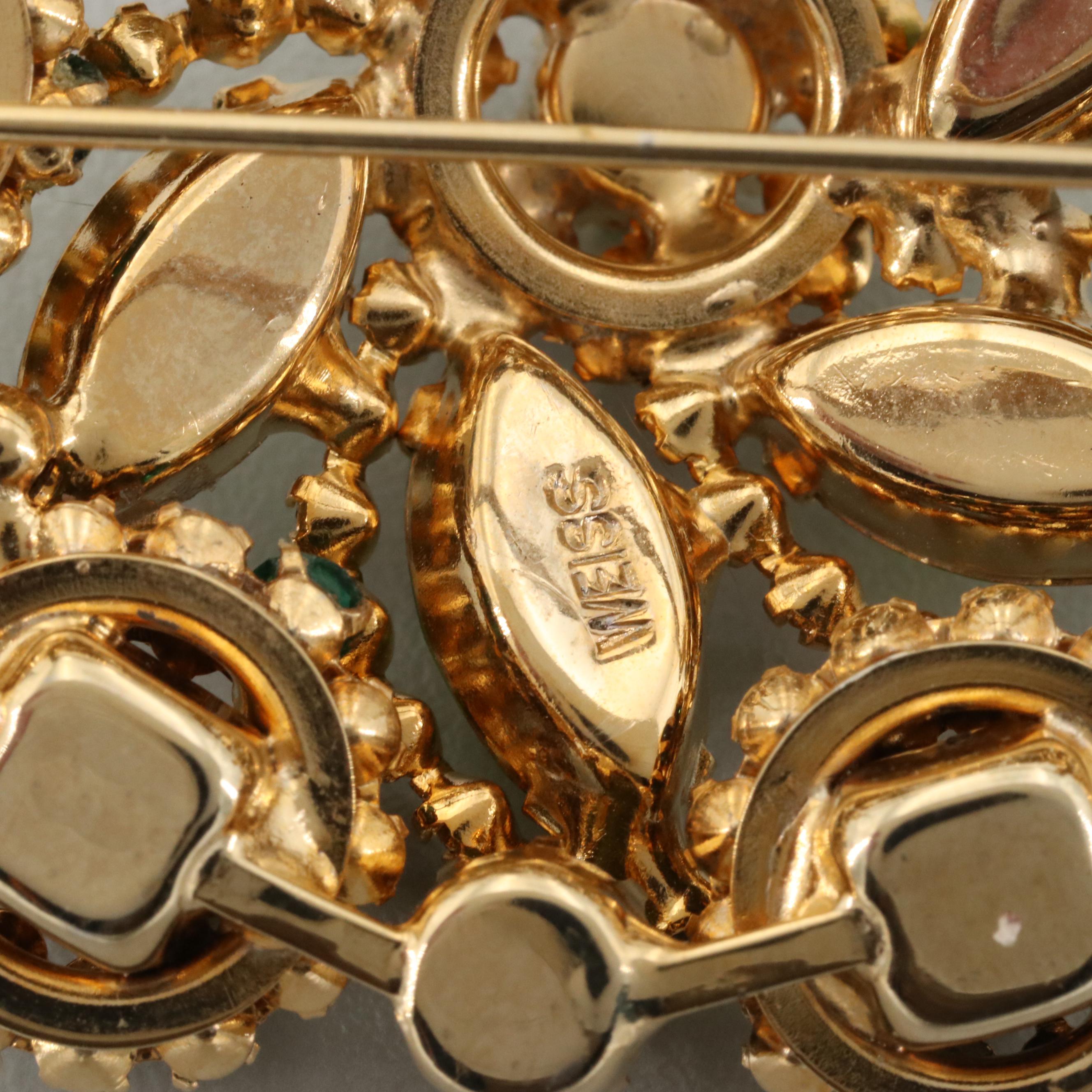 Vintage Weiss Rhinestone Jewelry Suite