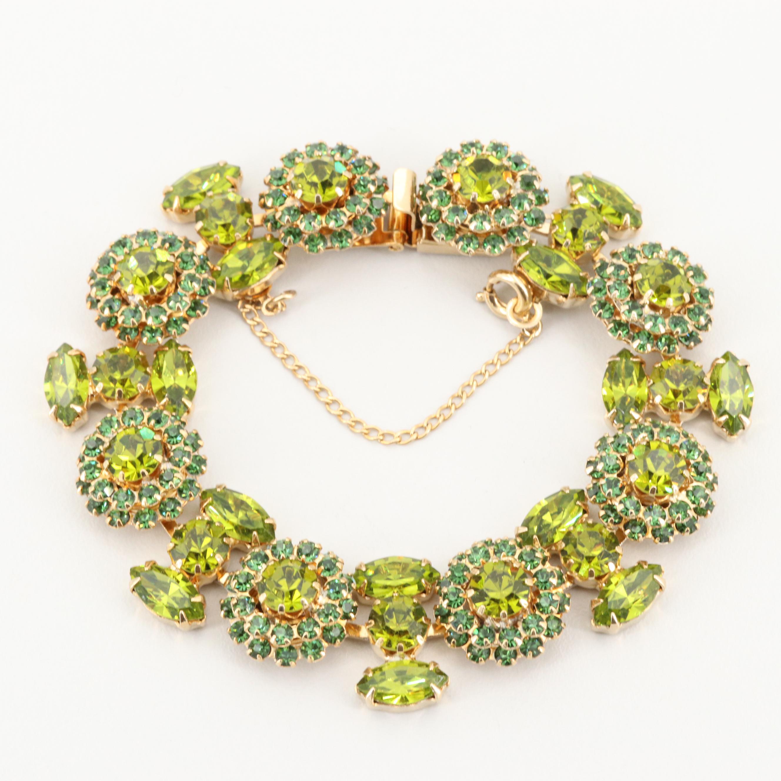 Vintage Weiss Rhinestone Jewelry Suite