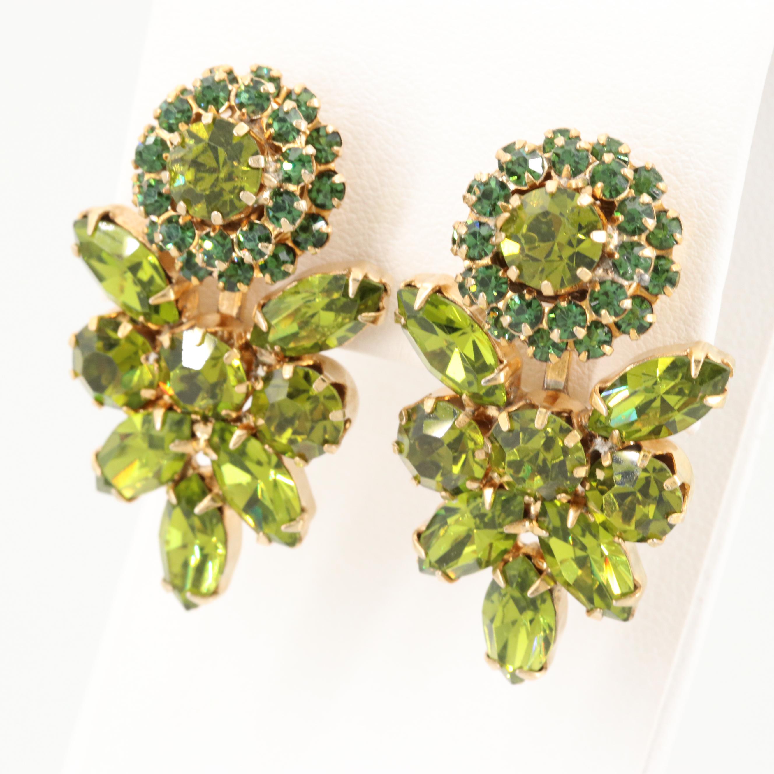 Vintage Weiss Rhinestone Jewelry Suite