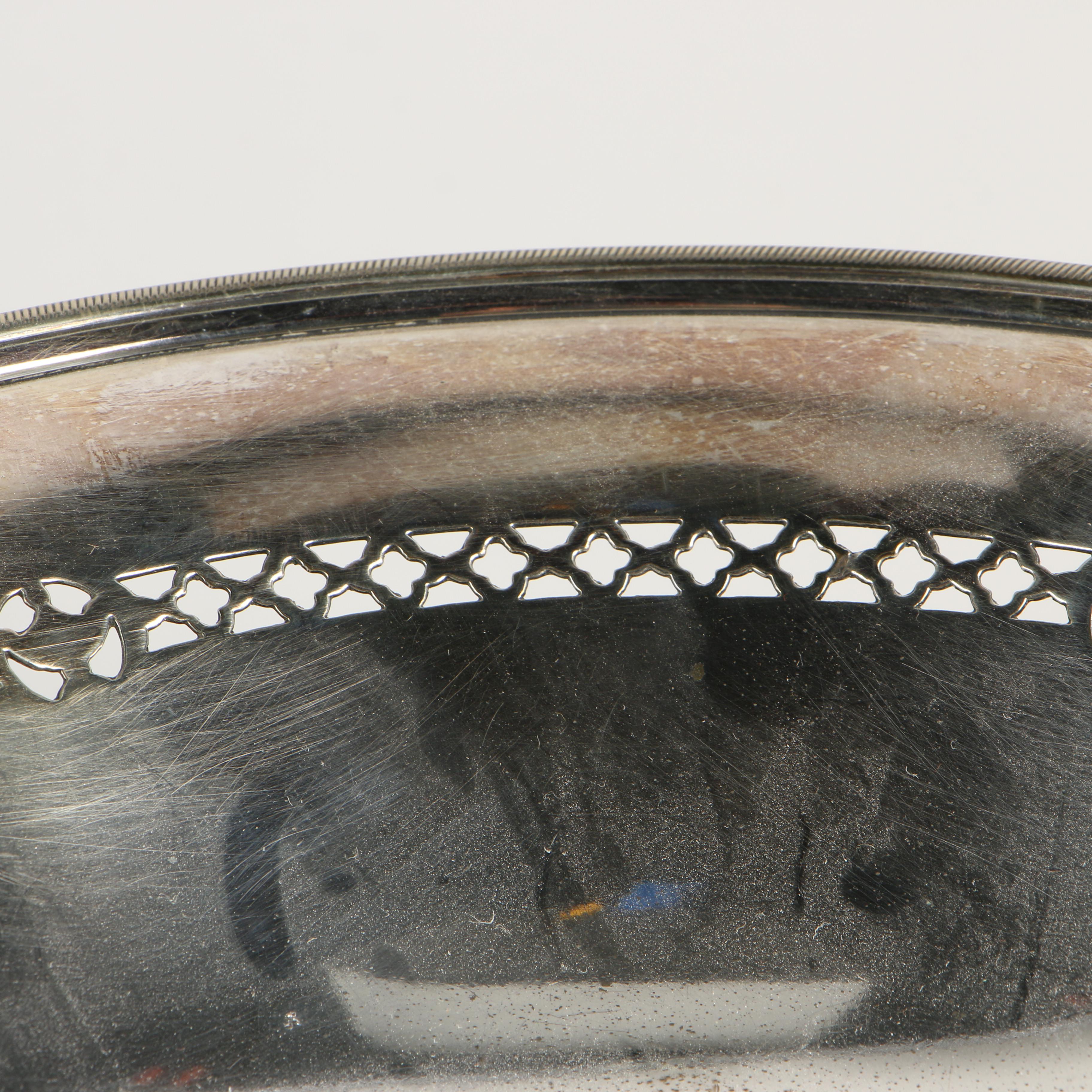 Vintage Silver Plate Serveware Including W.M. Mounts and Barker Brothers