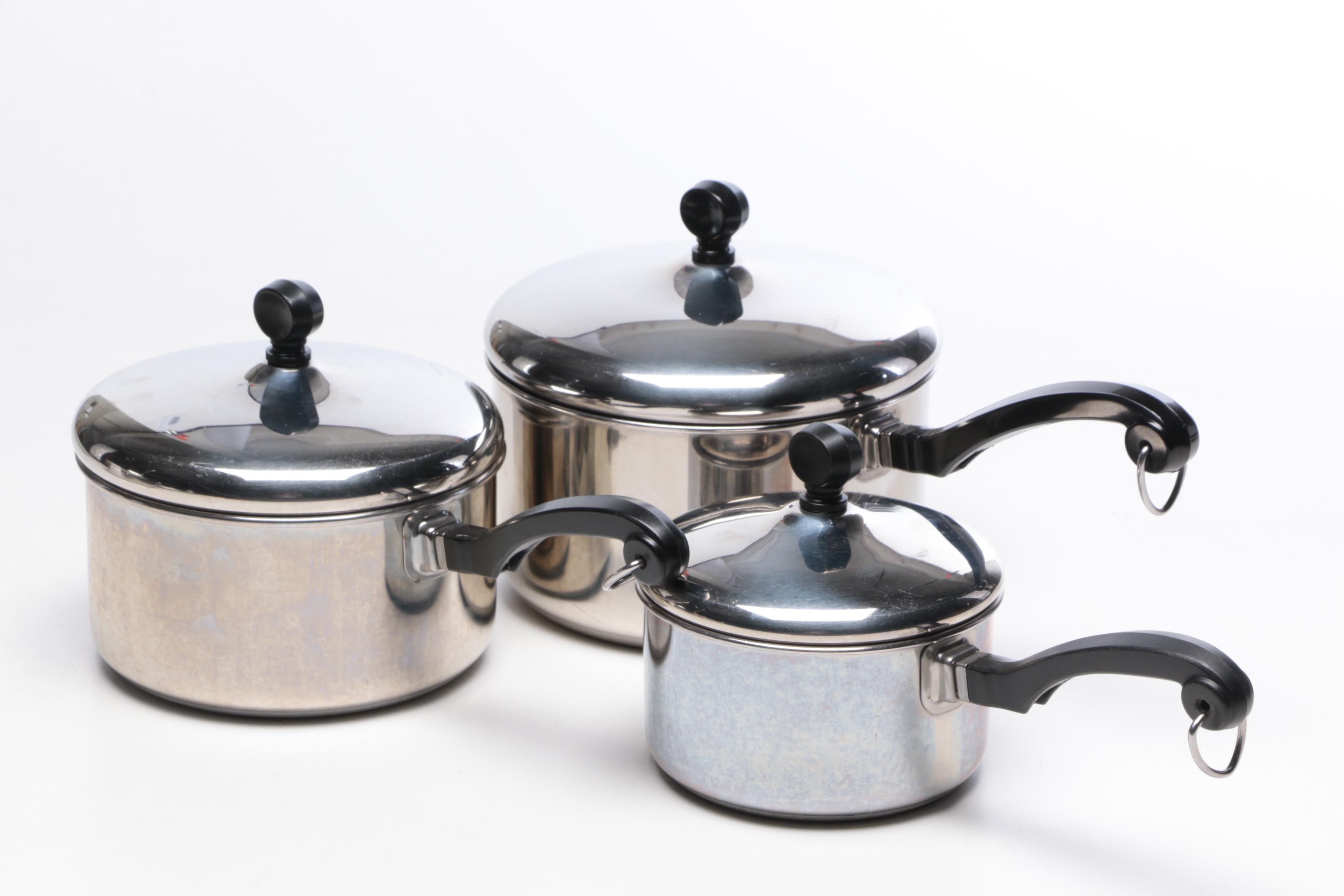 Farberware Aluminum Clad Stainless Steel Pots