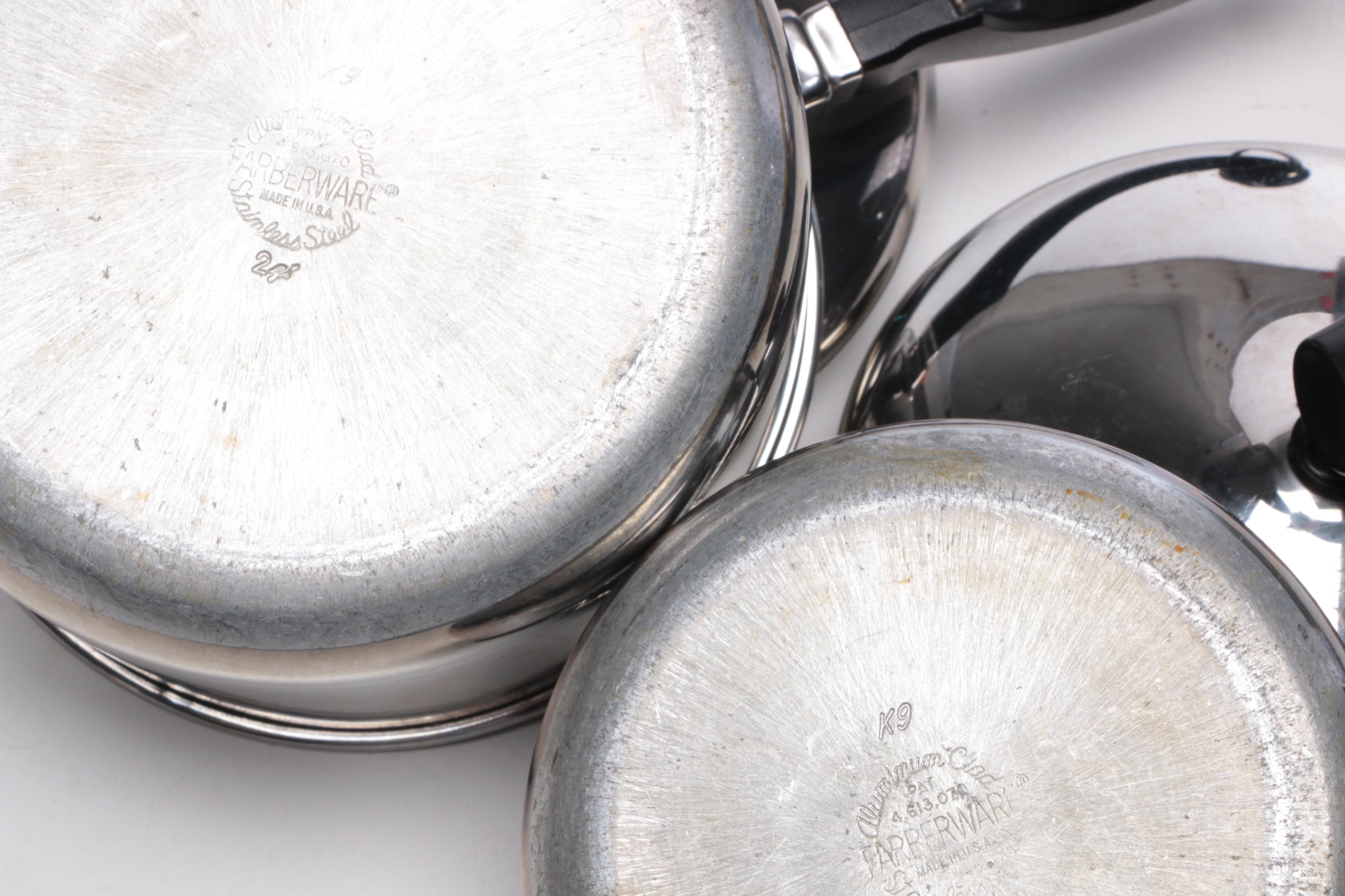 Farberware Aluminum Clad Stainless Steel Pots