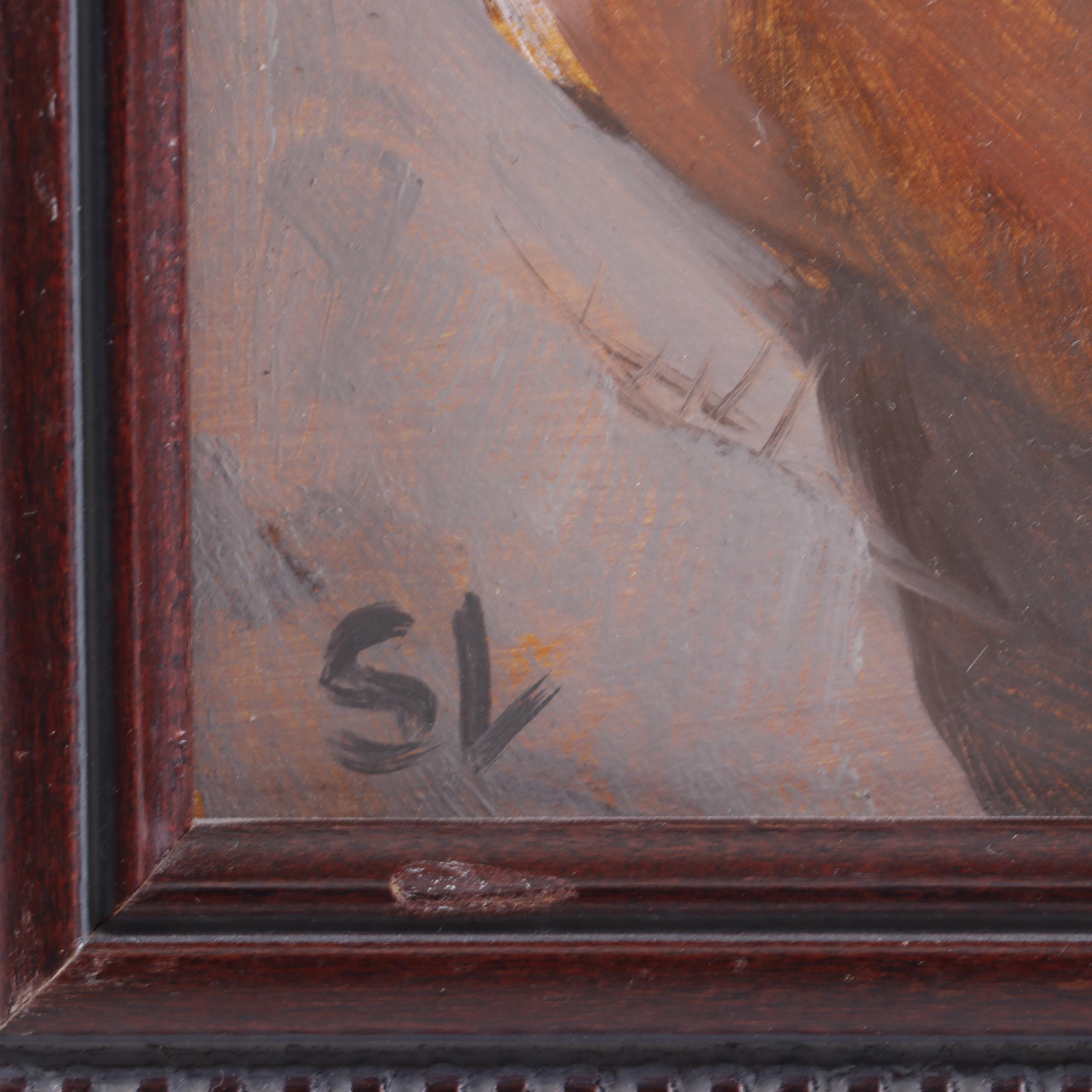 Stephen Luecke Self-Portrait and Still Life Oil Paintings