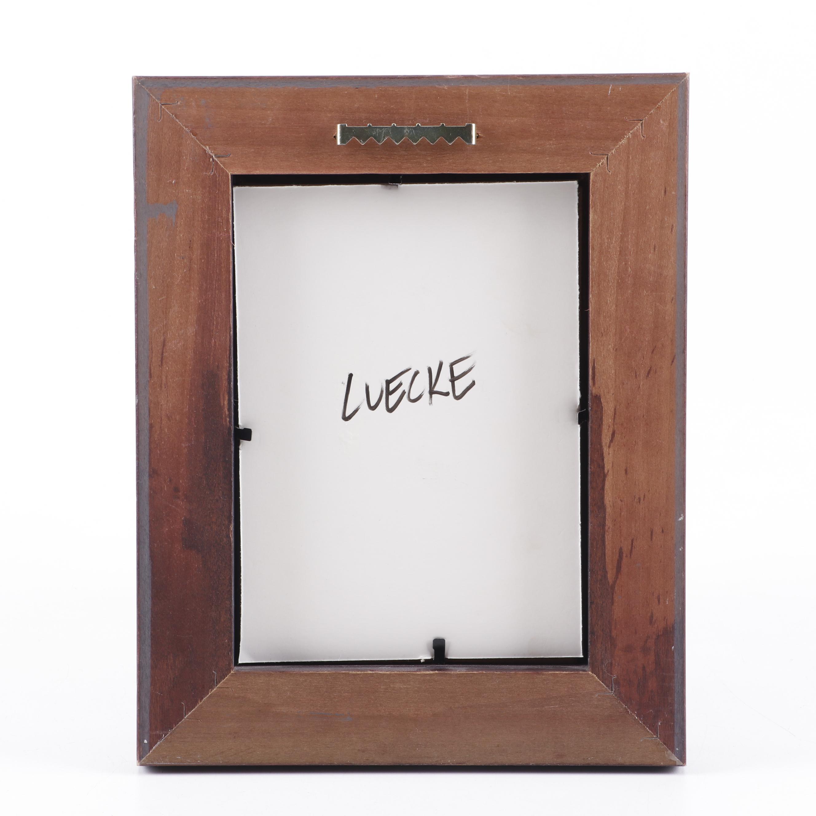 Stephen Luecke Self-Portrait and Still Life Oil Paintings