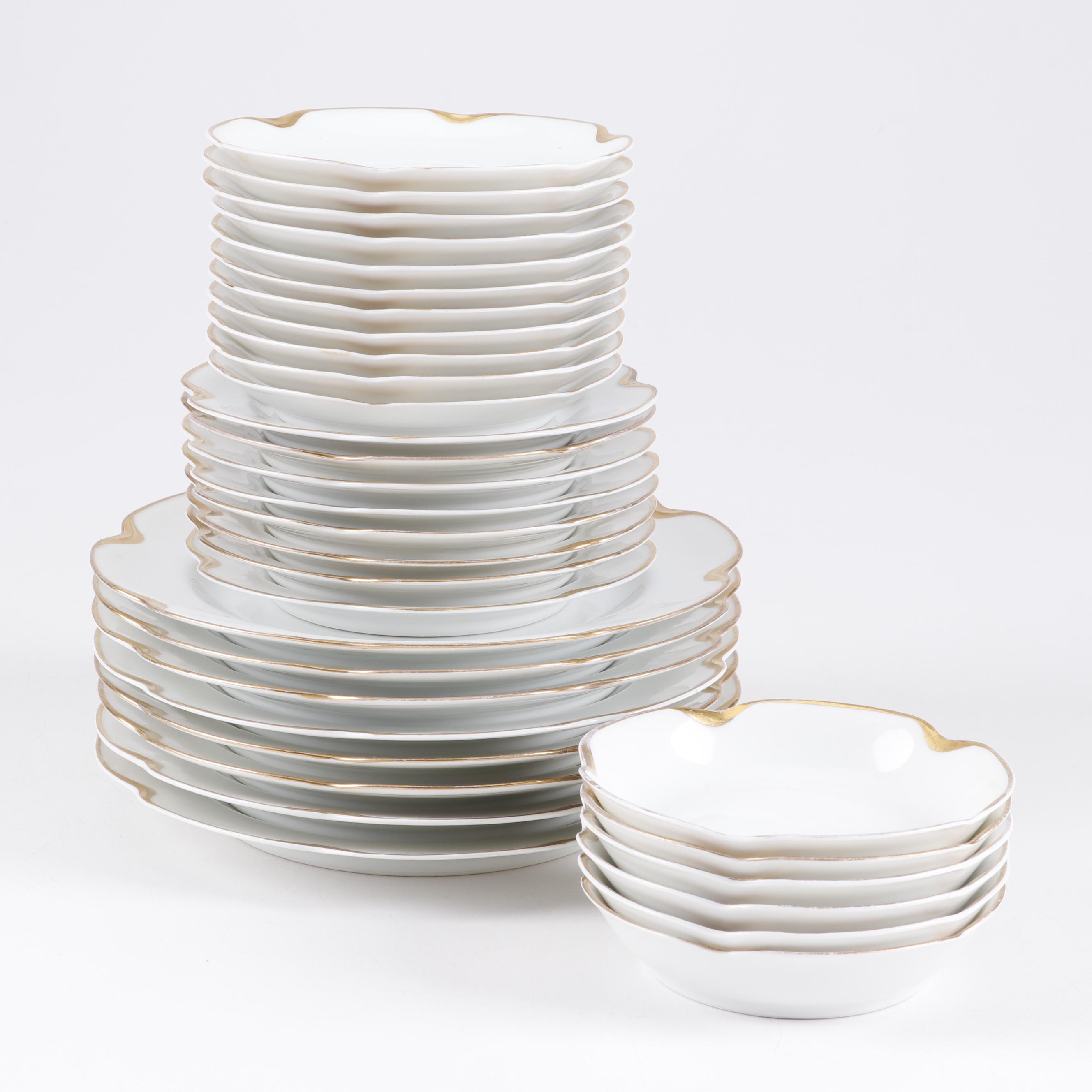 Haviland "Silver Anniversary" Limoges Porcelain Dinnerware