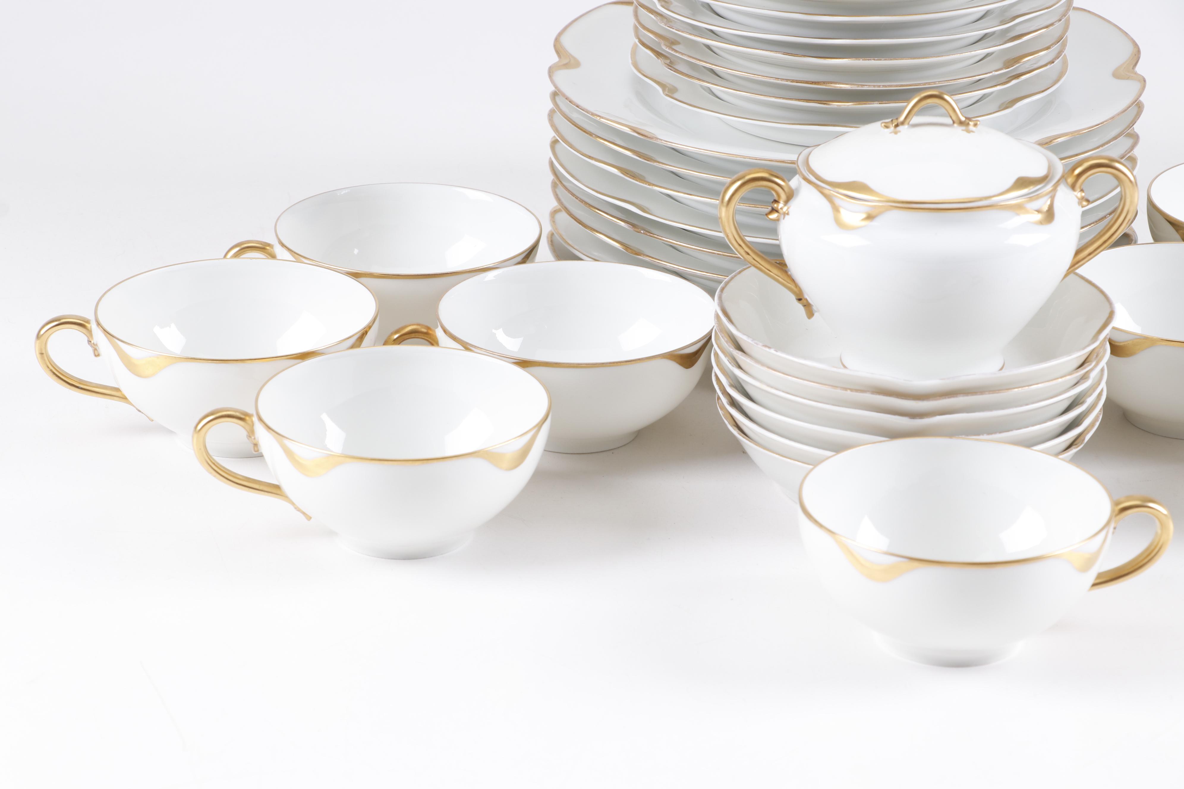 Haviland "Silver Anniversary" Limoges Porcelain Dinnerware