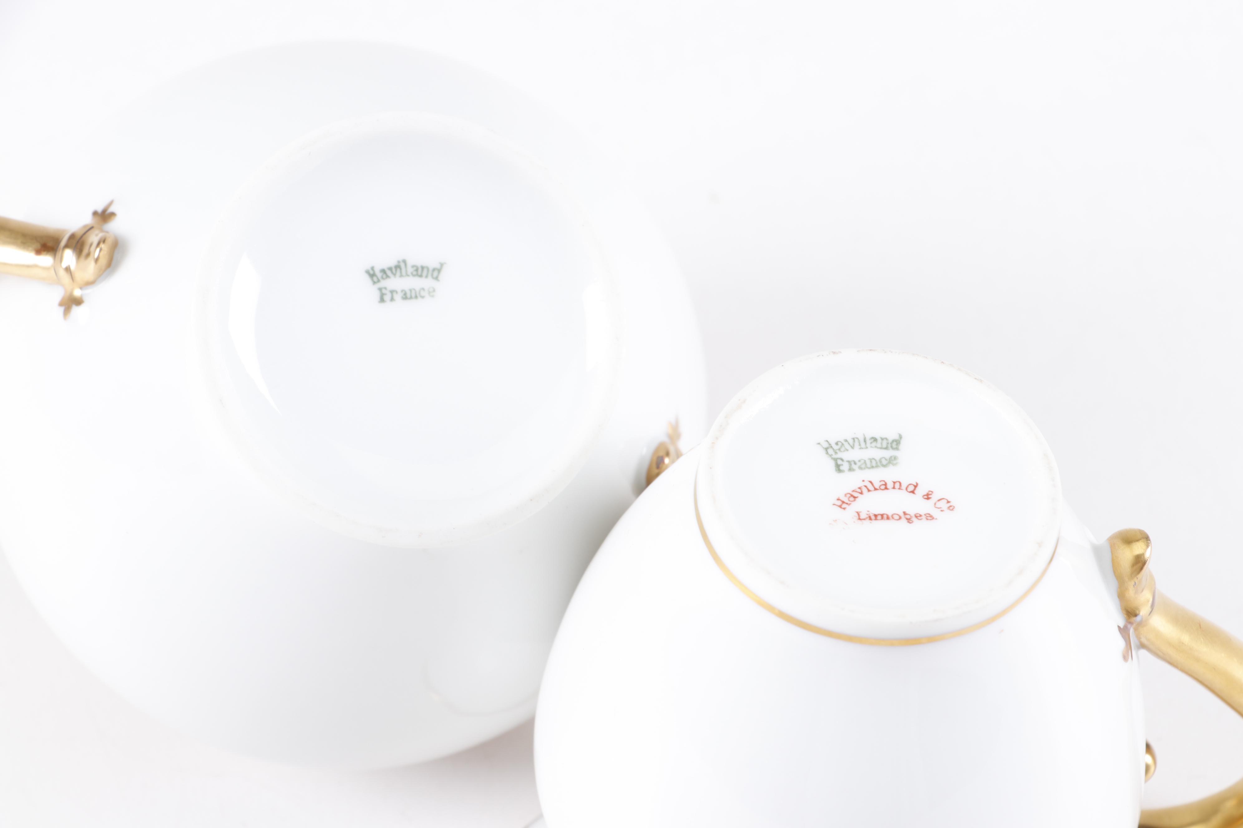 Haviland "Silver Anniversary" Limoges Porcelain Dinnerware