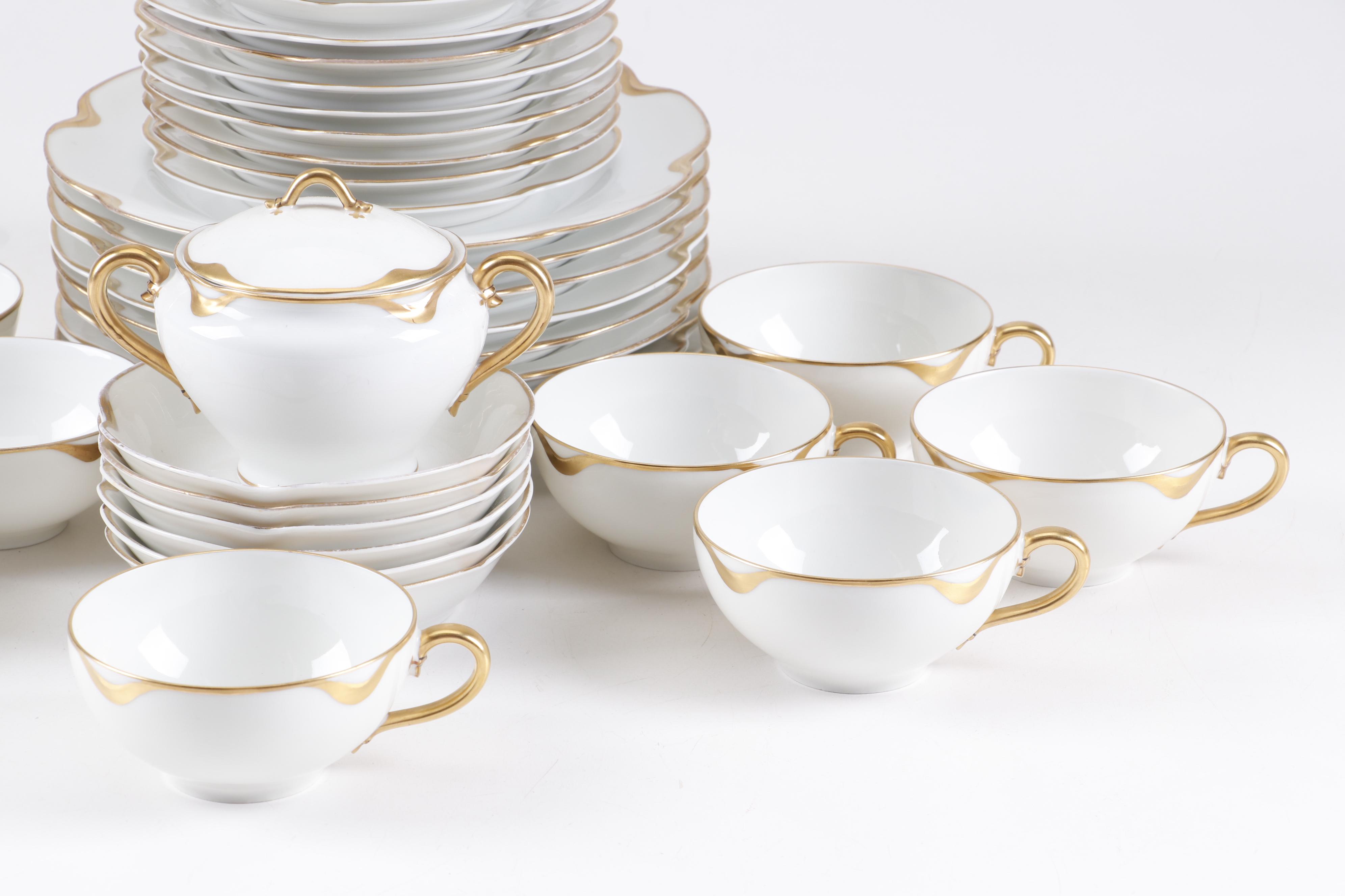 Haviland "Silver Anniversary" Limoges Porcelain Dinnerware