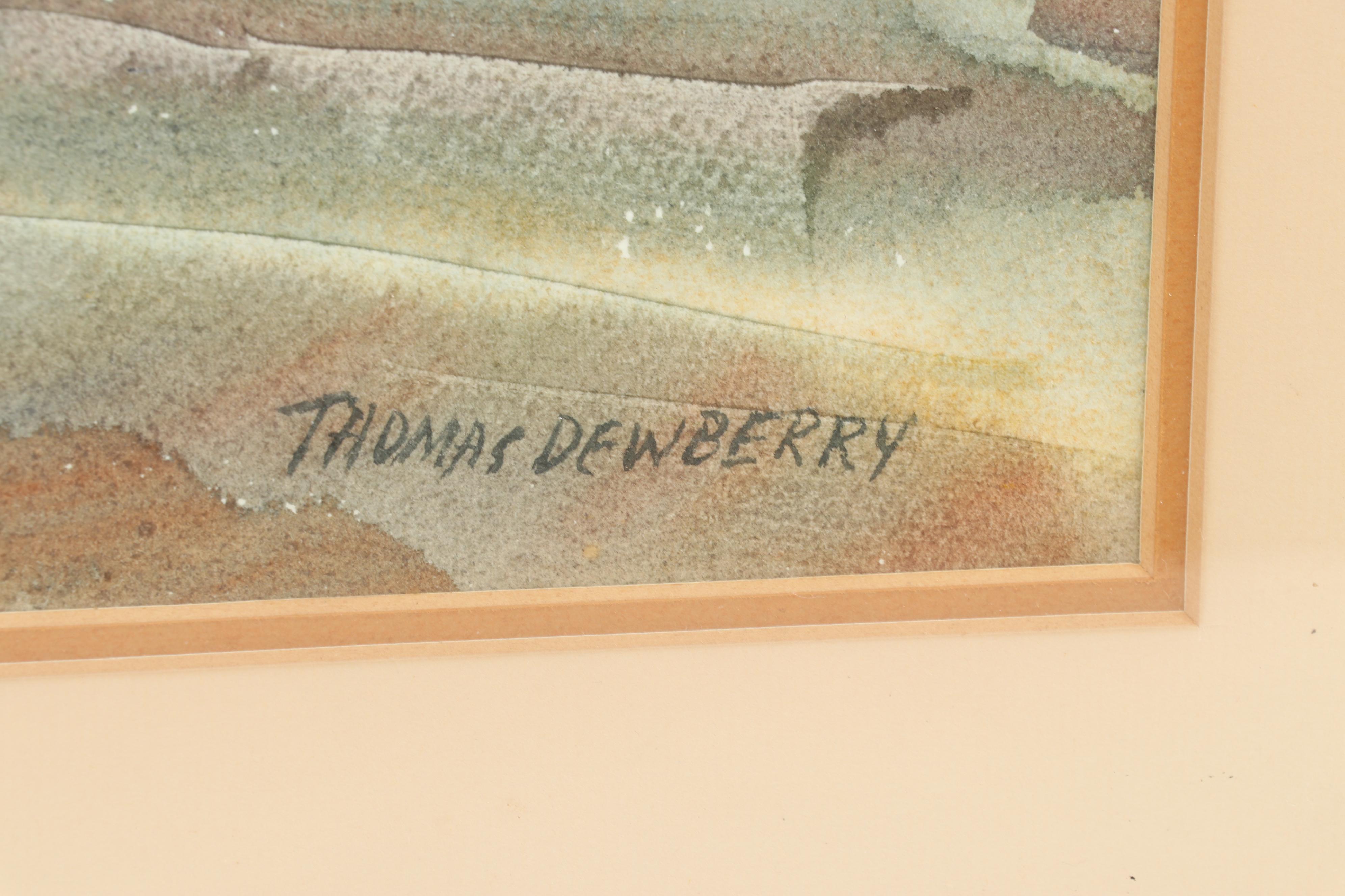 Thomas Dewberry Landscape Watercolor