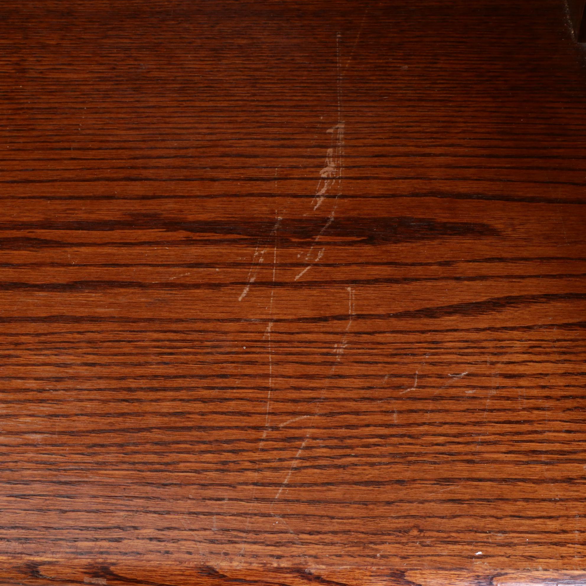 Oak Roll-Top Keyboard Desk by Winners Only, Late 20th Century