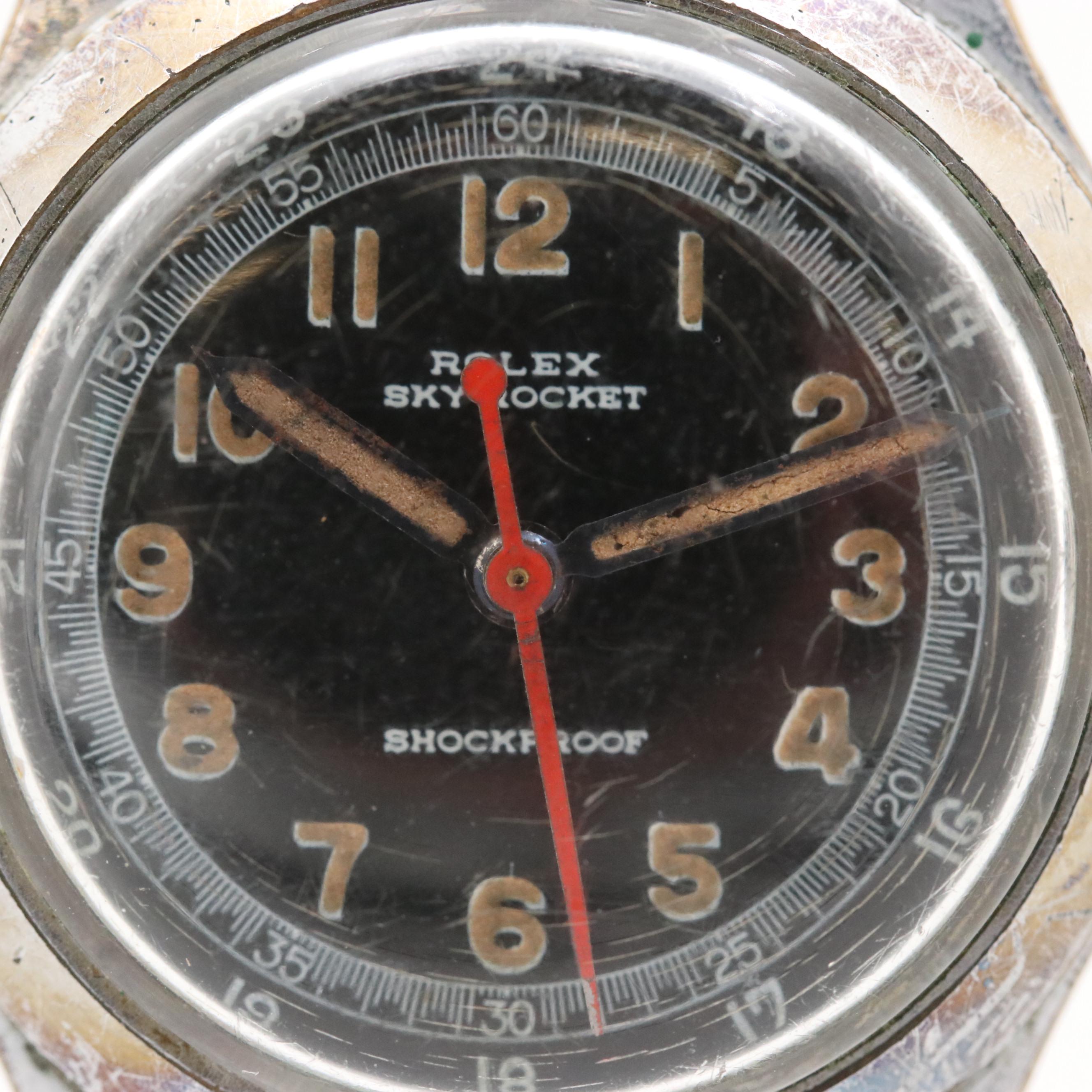 Vintage Rolex Sky - Rocket WWII Canadian Fighter Pilot Watch, Circa 1942
