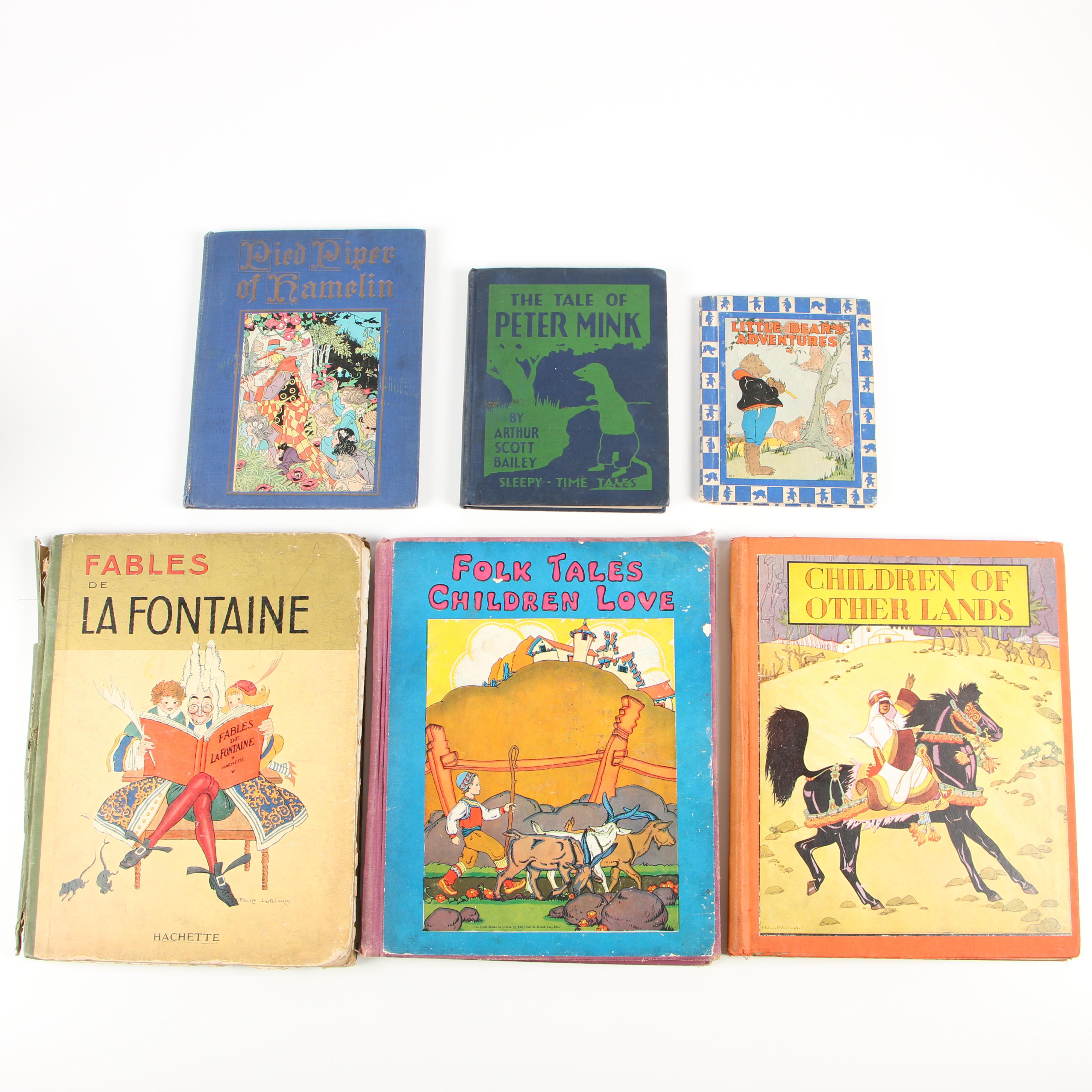 Illustrated "Pied Piper of Hamelin" and Other Children's Books