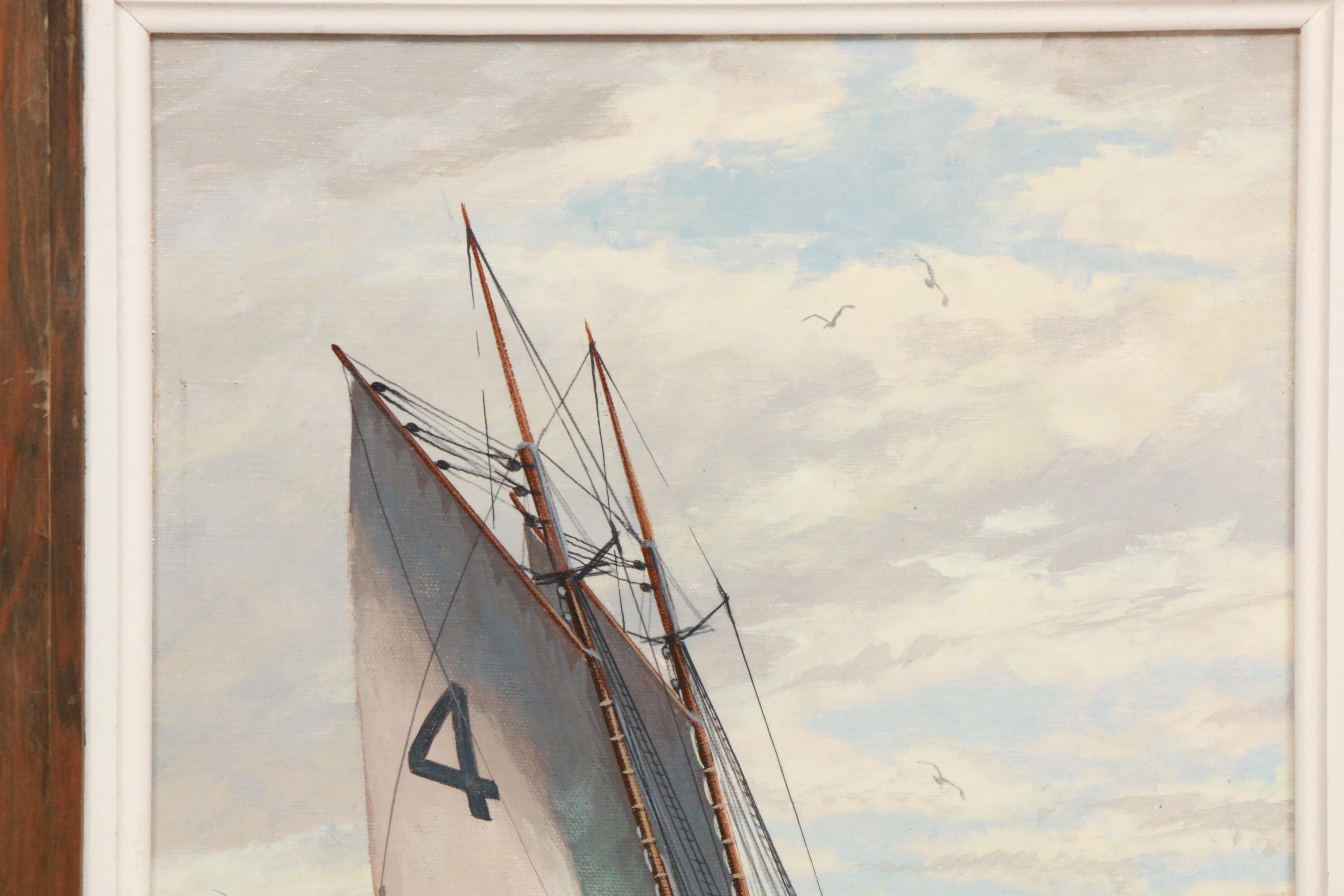 Ben Neill Oil Painting "Pilot Boat"