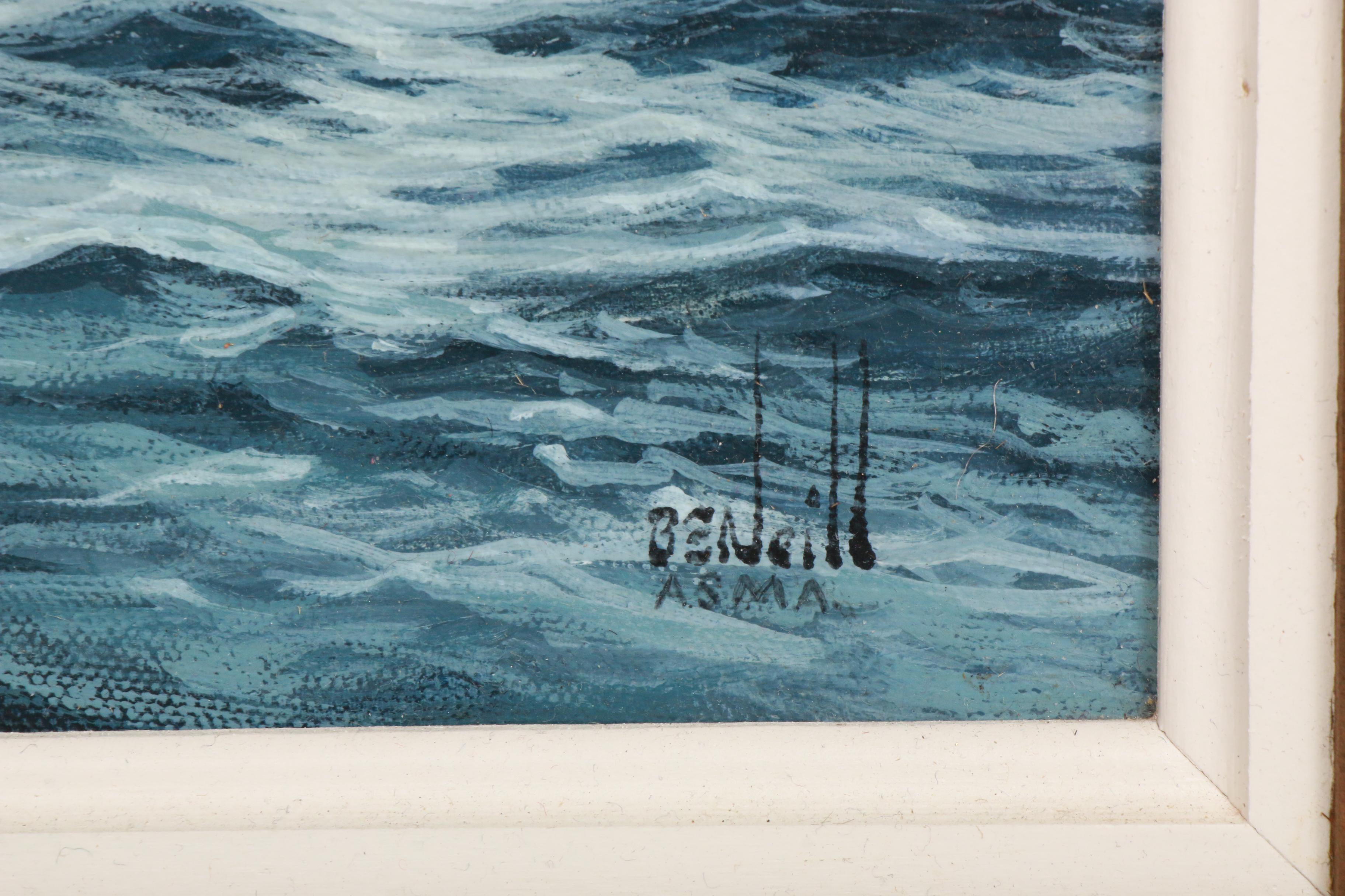 Ben Neill Oil Painting "Pilot Boat"