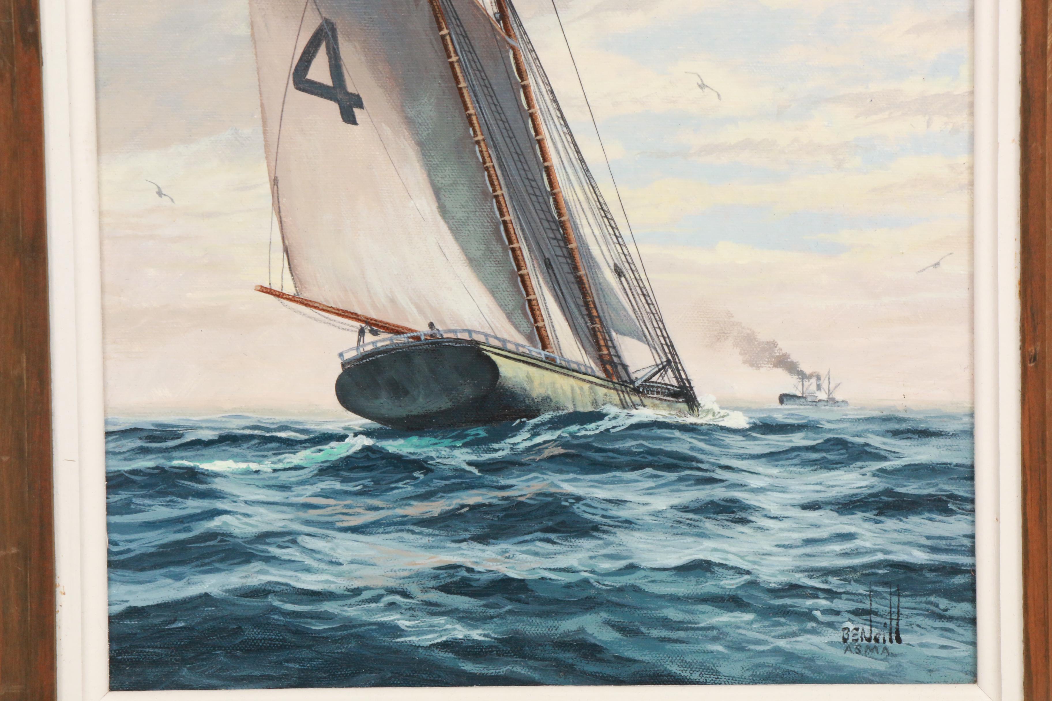 Ben Neill Oil Painting "Pilot Boat"