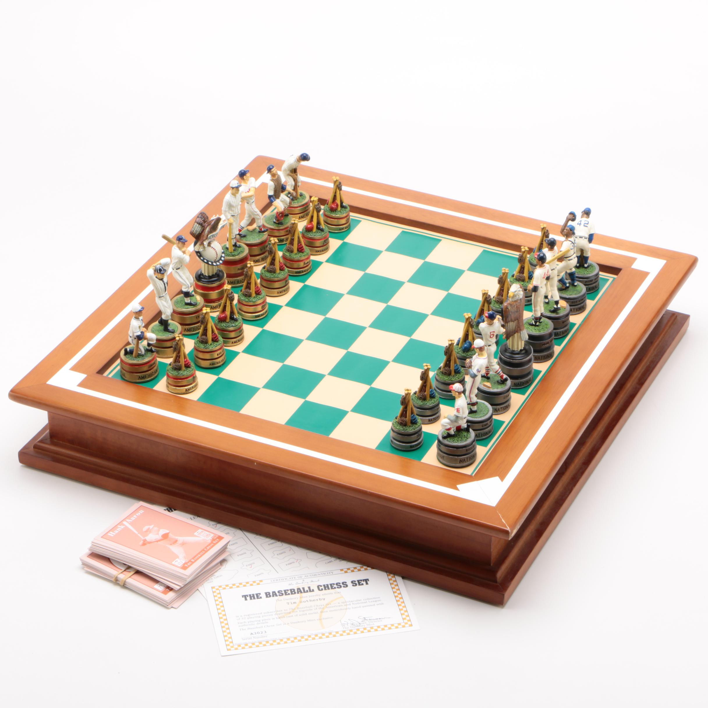 The Danbury Mint "The Baseball Chess Set"
