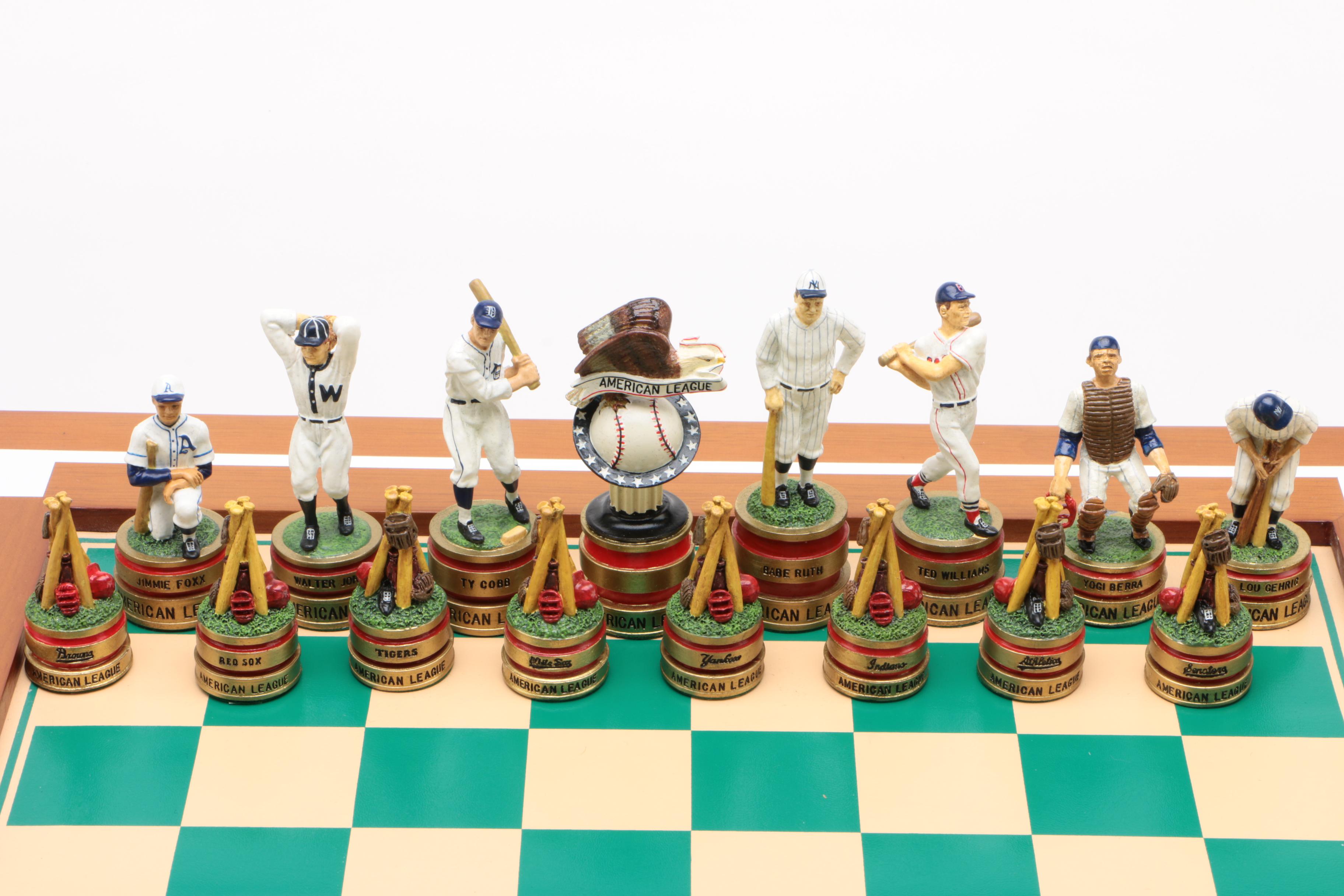 The Danbury Mint "The Baseball Chess Set"