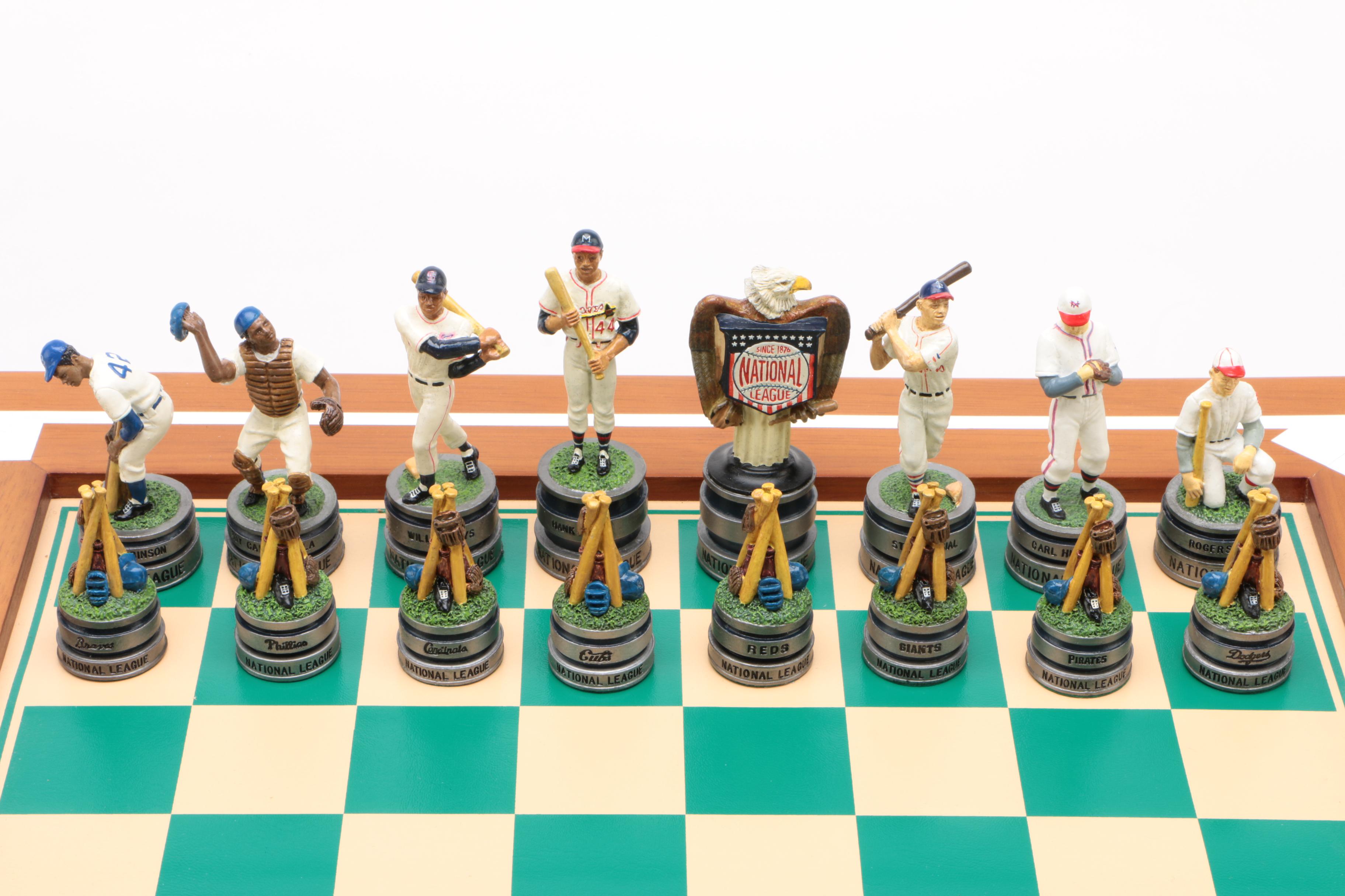 The Danbury Mint "The Baseball Chess Set"