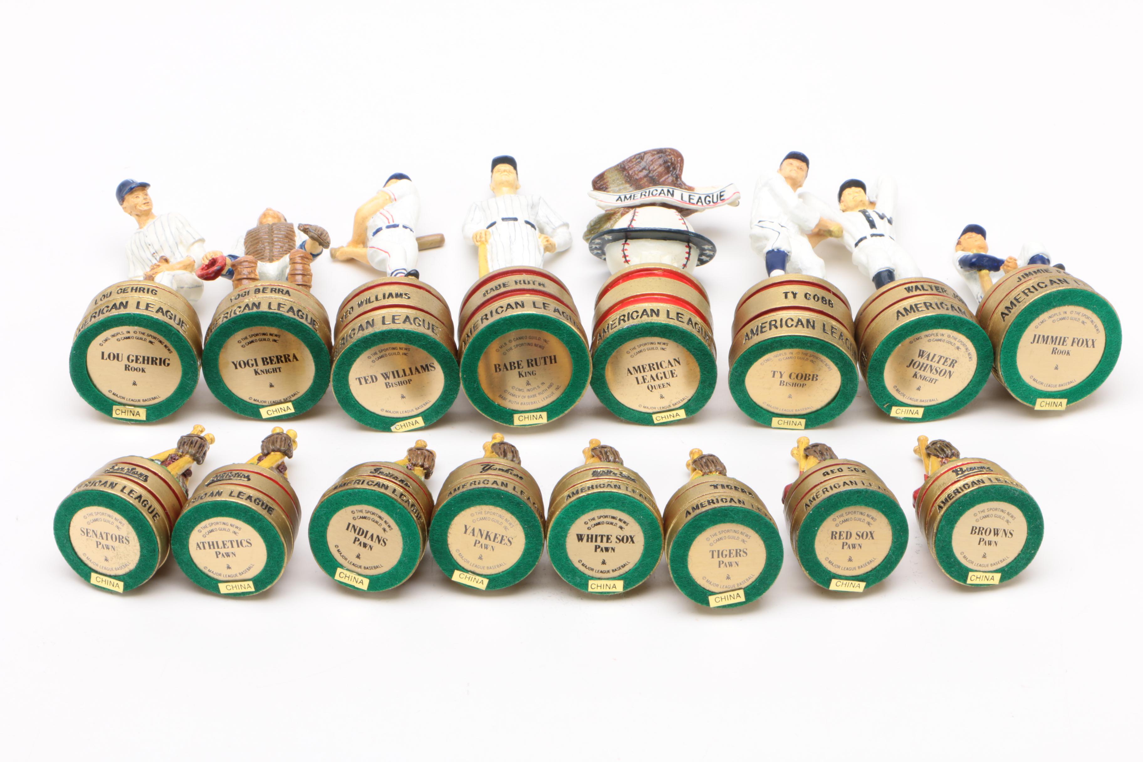The Danbury Mint "The Baseball Chess Set"