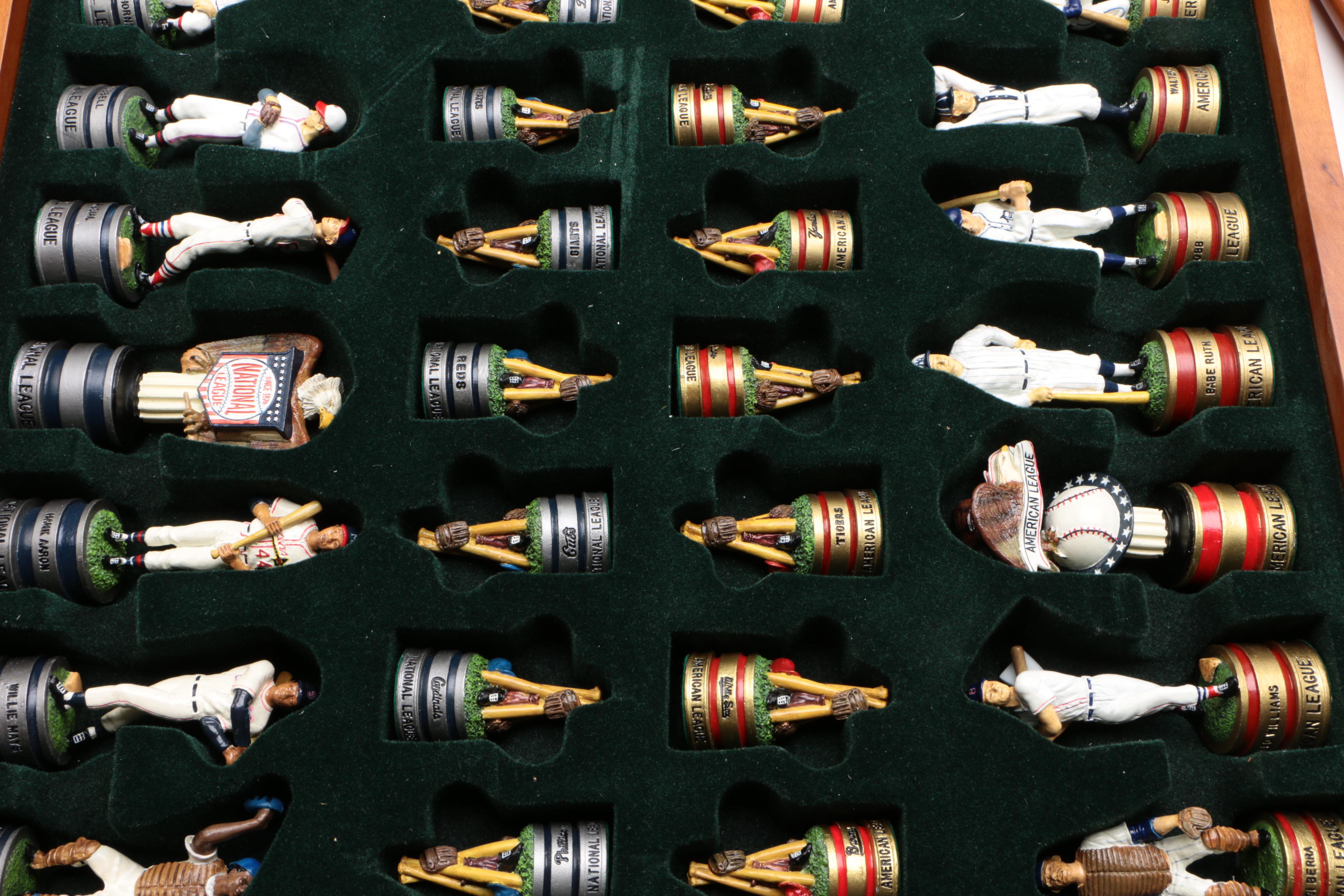 The Danbury Mint "The Baseball Chess Set"