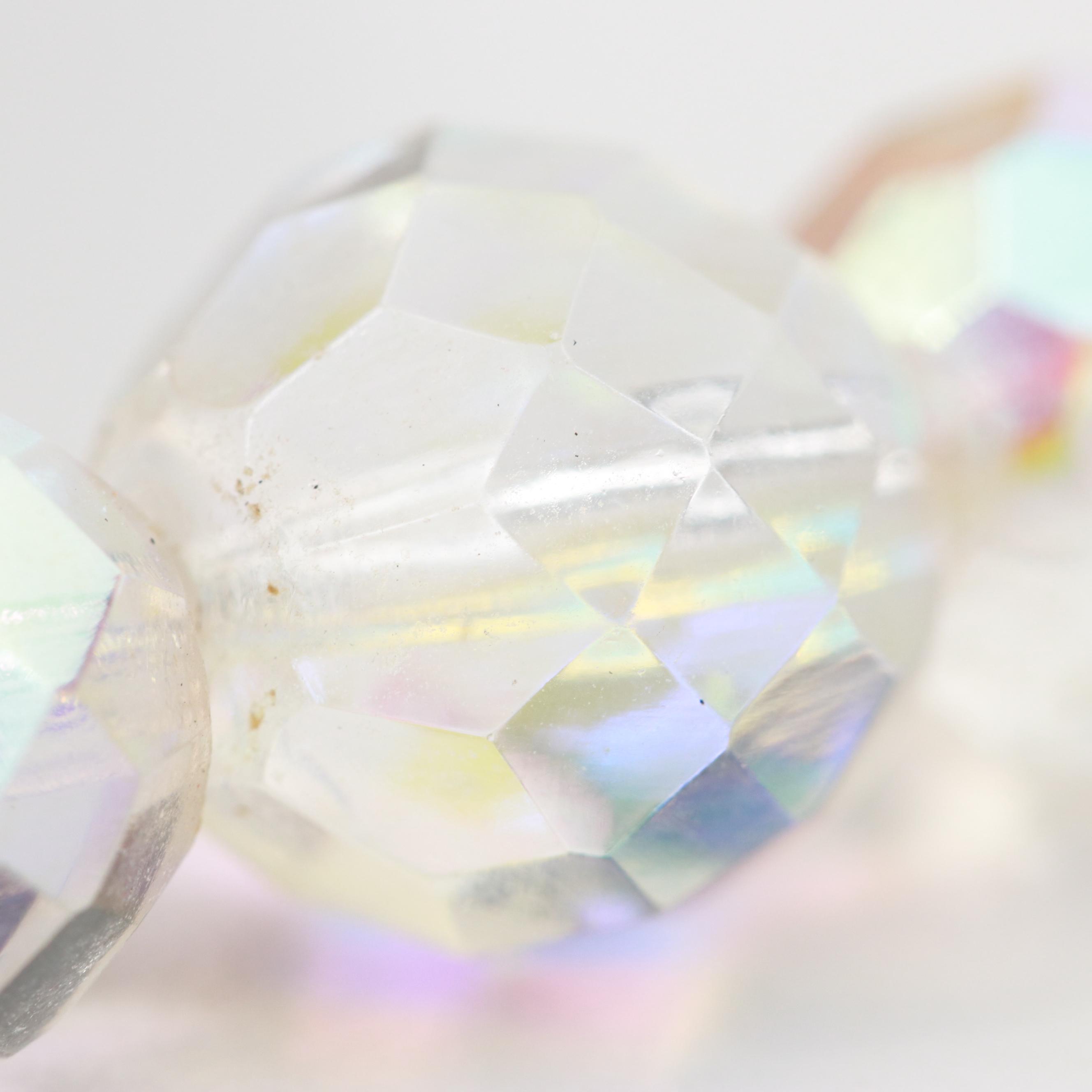 Graduated Facted Glass Bead Necklace