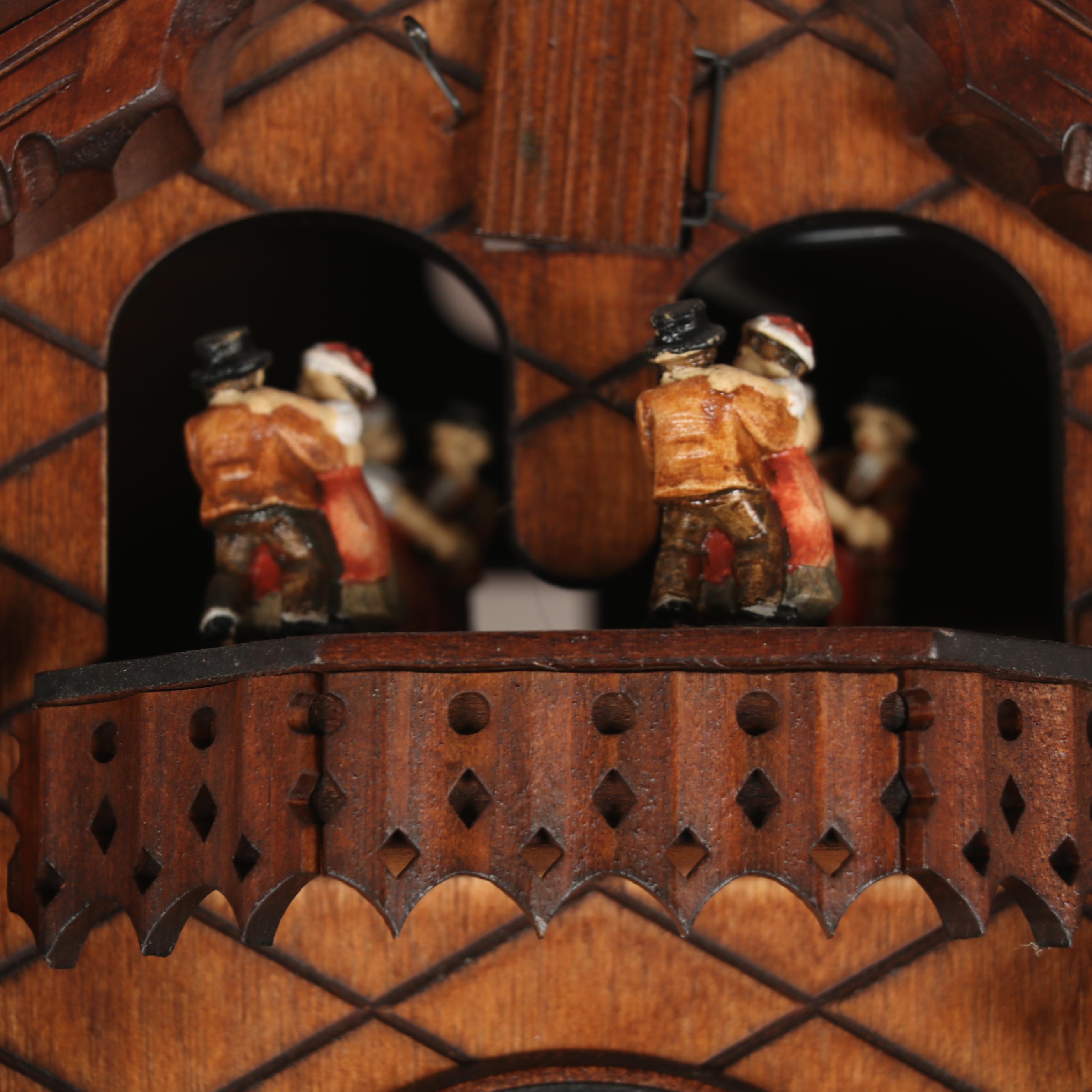 Hönes German Black Forest Cuckoo Clock with Swiss Musical Movement