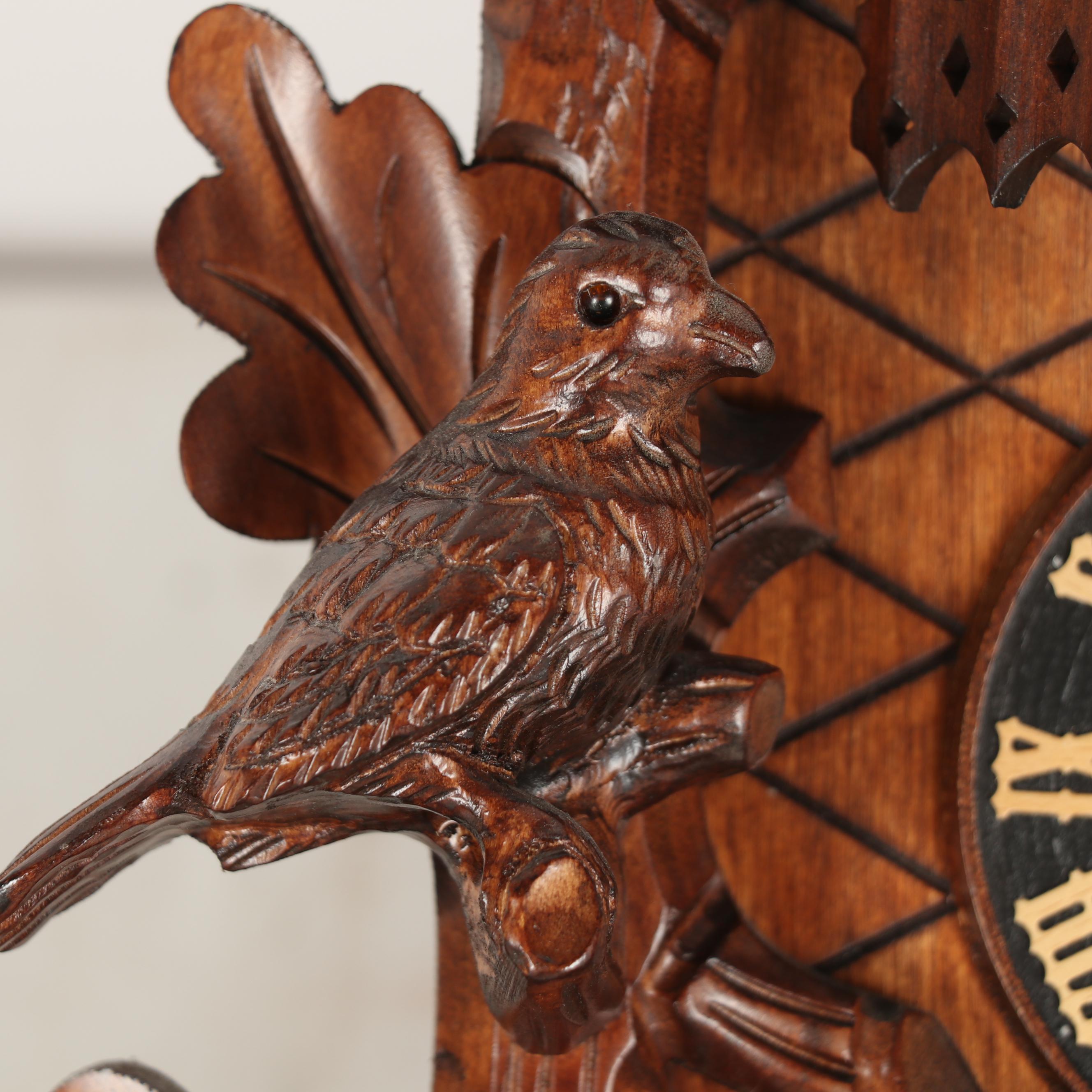 Hönes German Black Forest Cuckoo Clock with Swiss Musical Movement