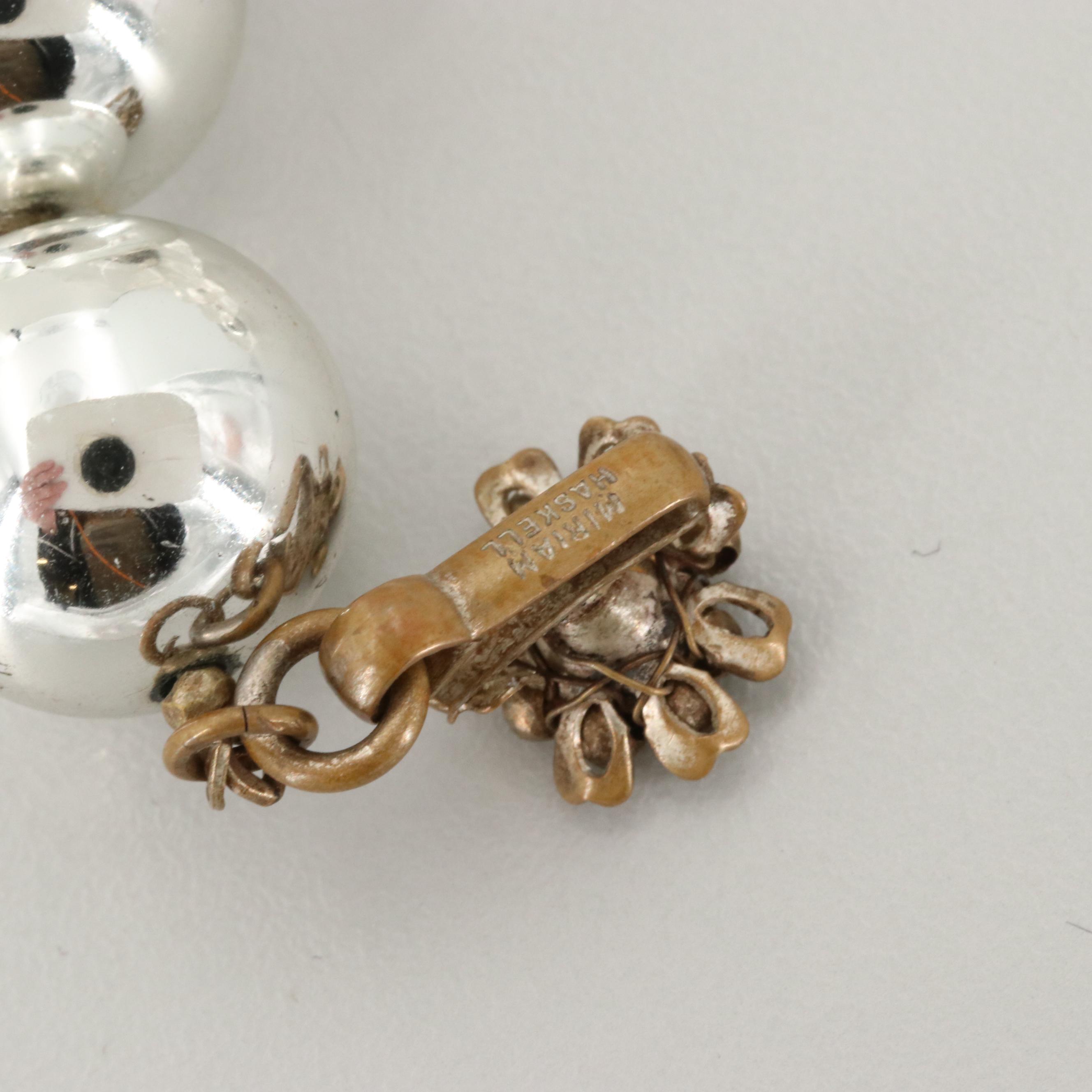 Circa 1960s Miriam Haskell Adjustable Necklace