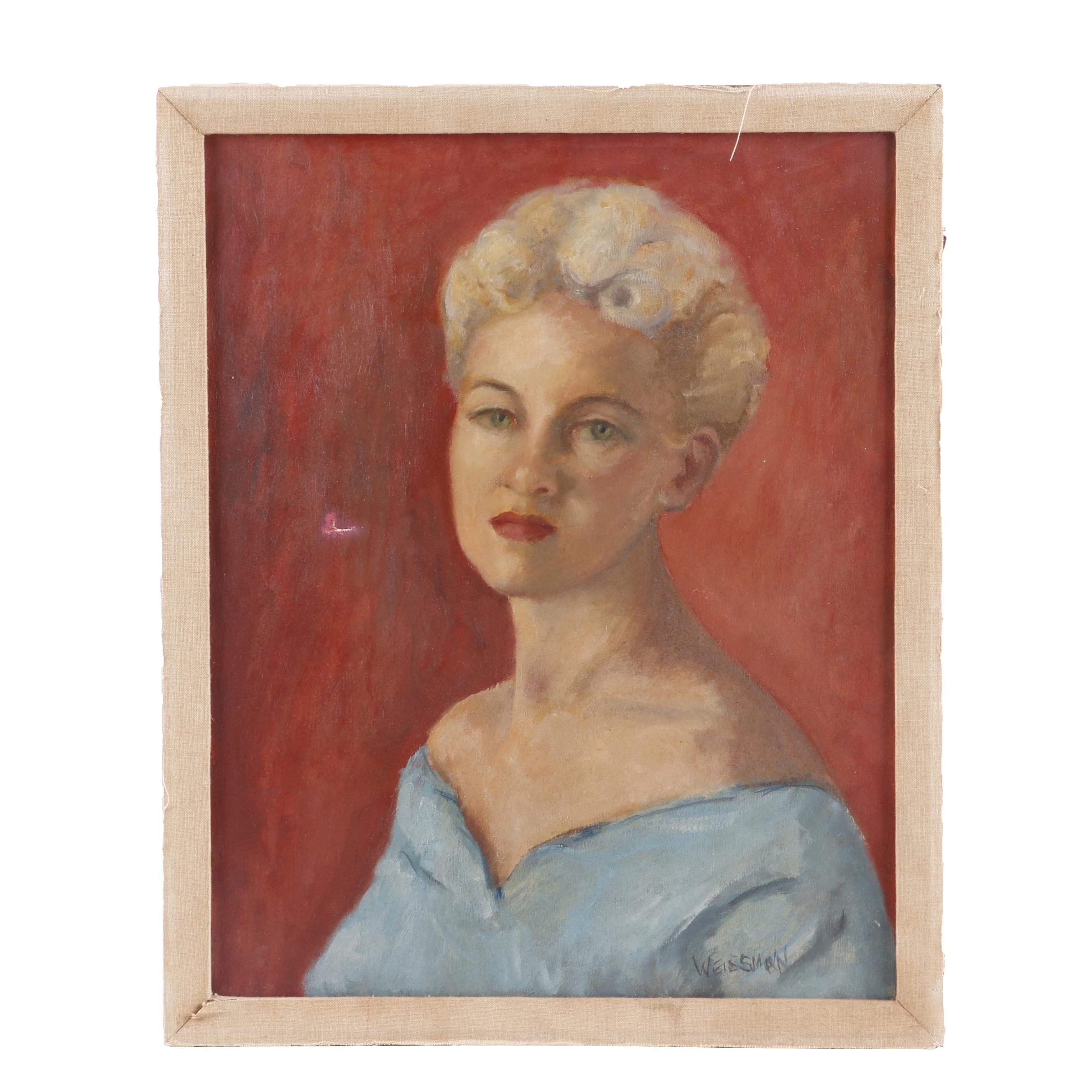 Weissman Portrait Oil Painting