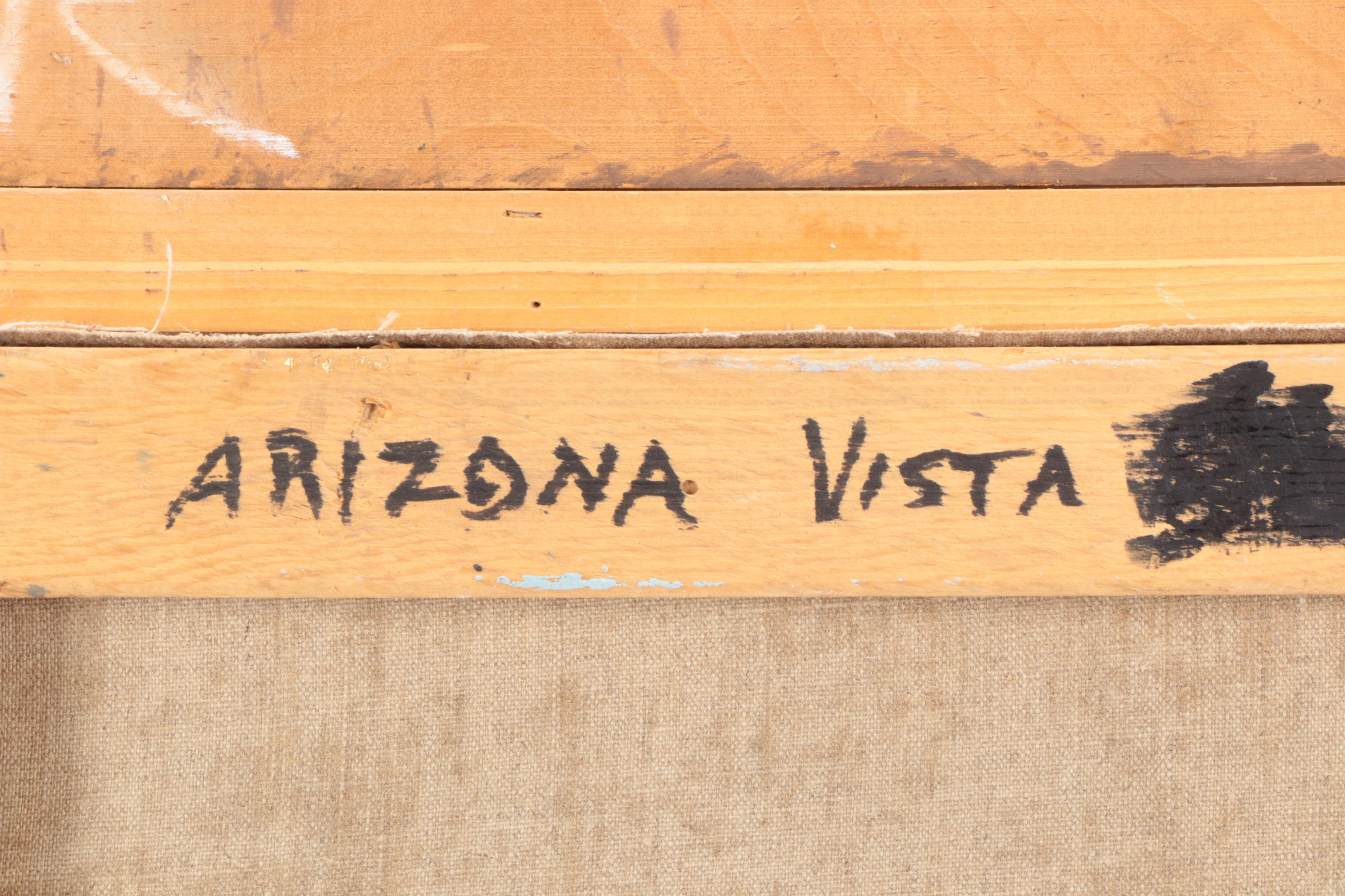 Judge Edward J. Hummer Landscape Oil Painting "Arizona Vista"