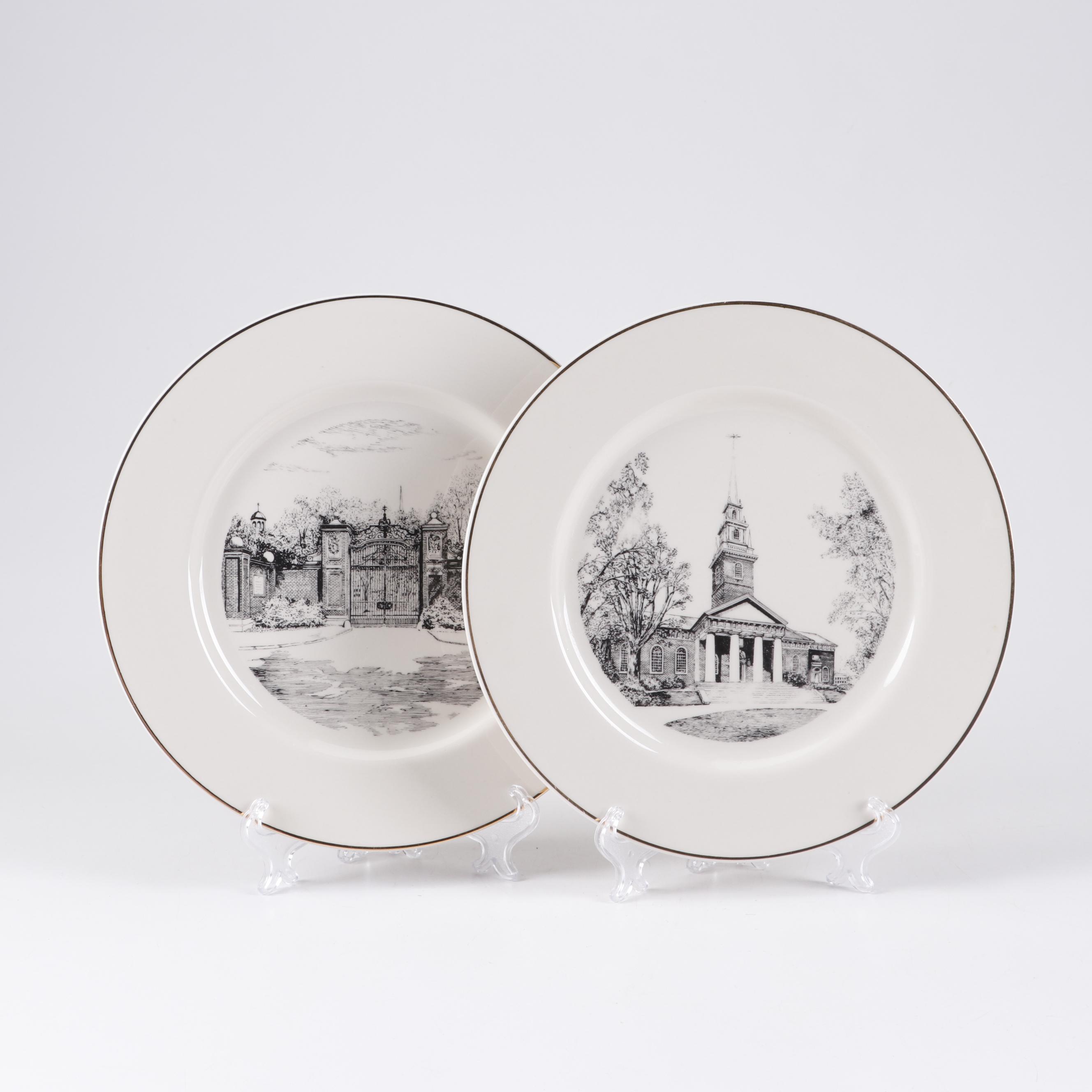 Harvard University Souvenir Collector's Plates, Beer Mugs, and Coin Bank