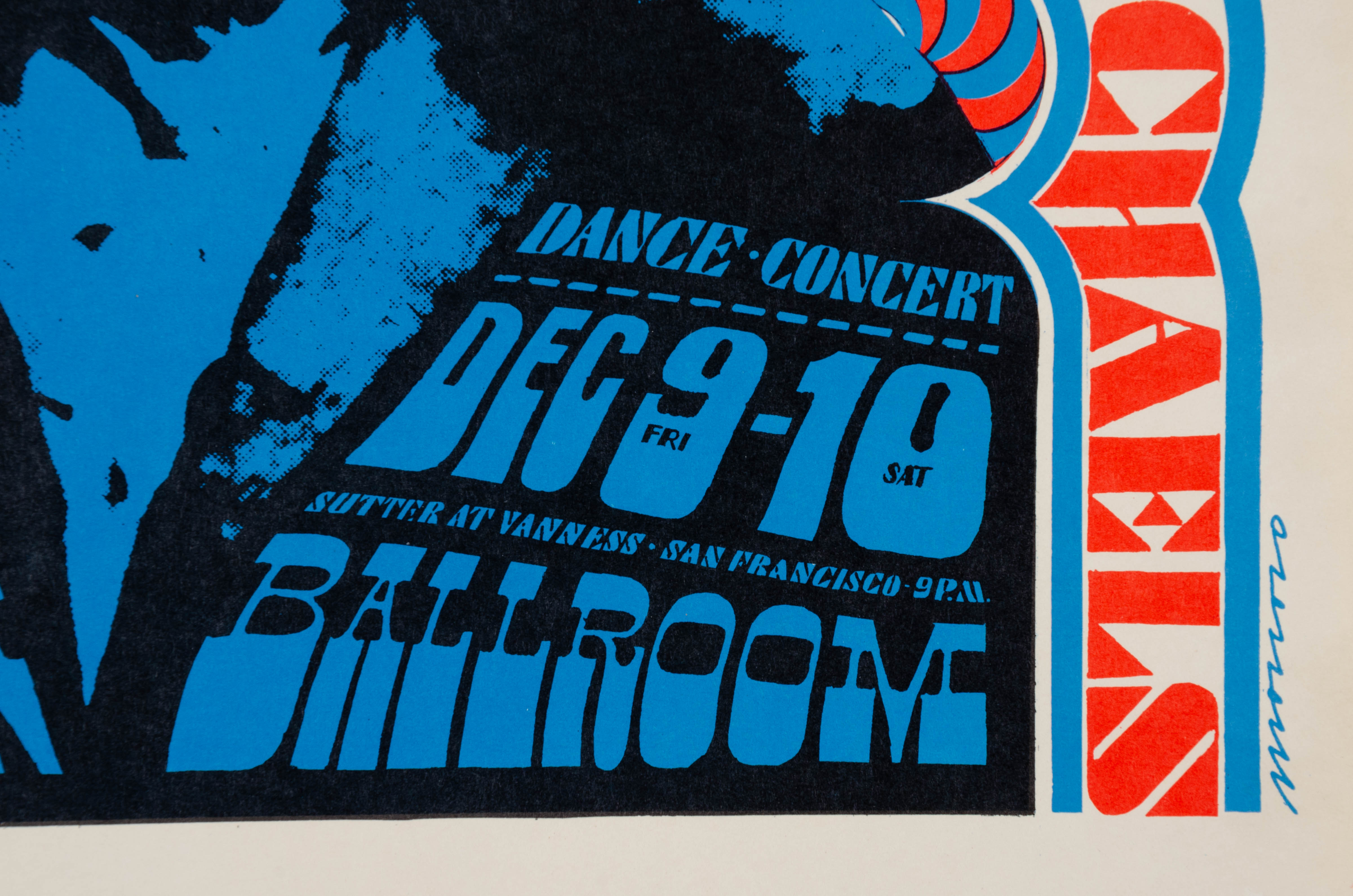 Lithograph Concert Poster for Lee Michaels, Oxford Circle, and Others, 1966