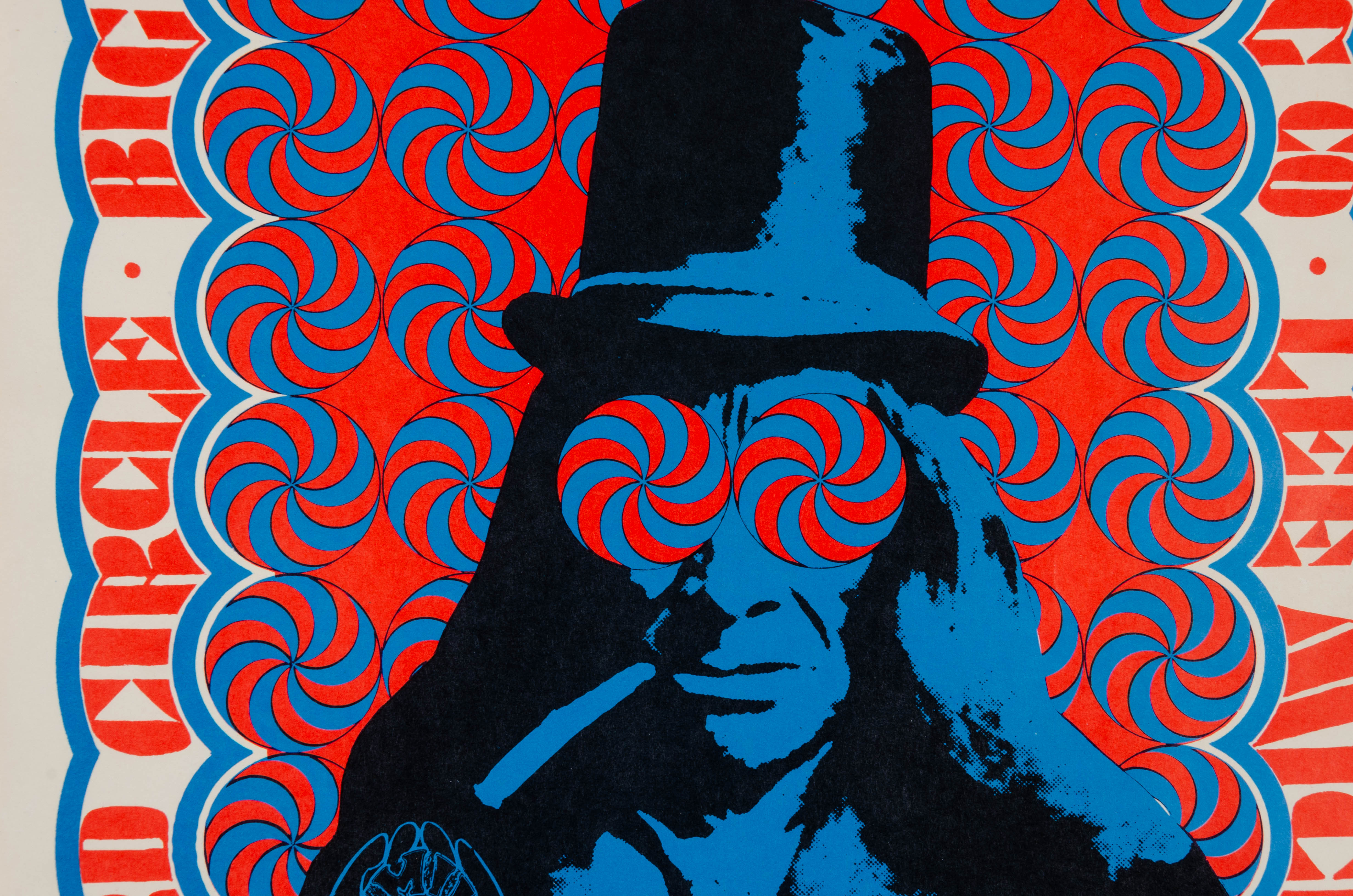 Lithograph Concert Poster for Lee Michaels, Oxford Circle, and Others, 1966