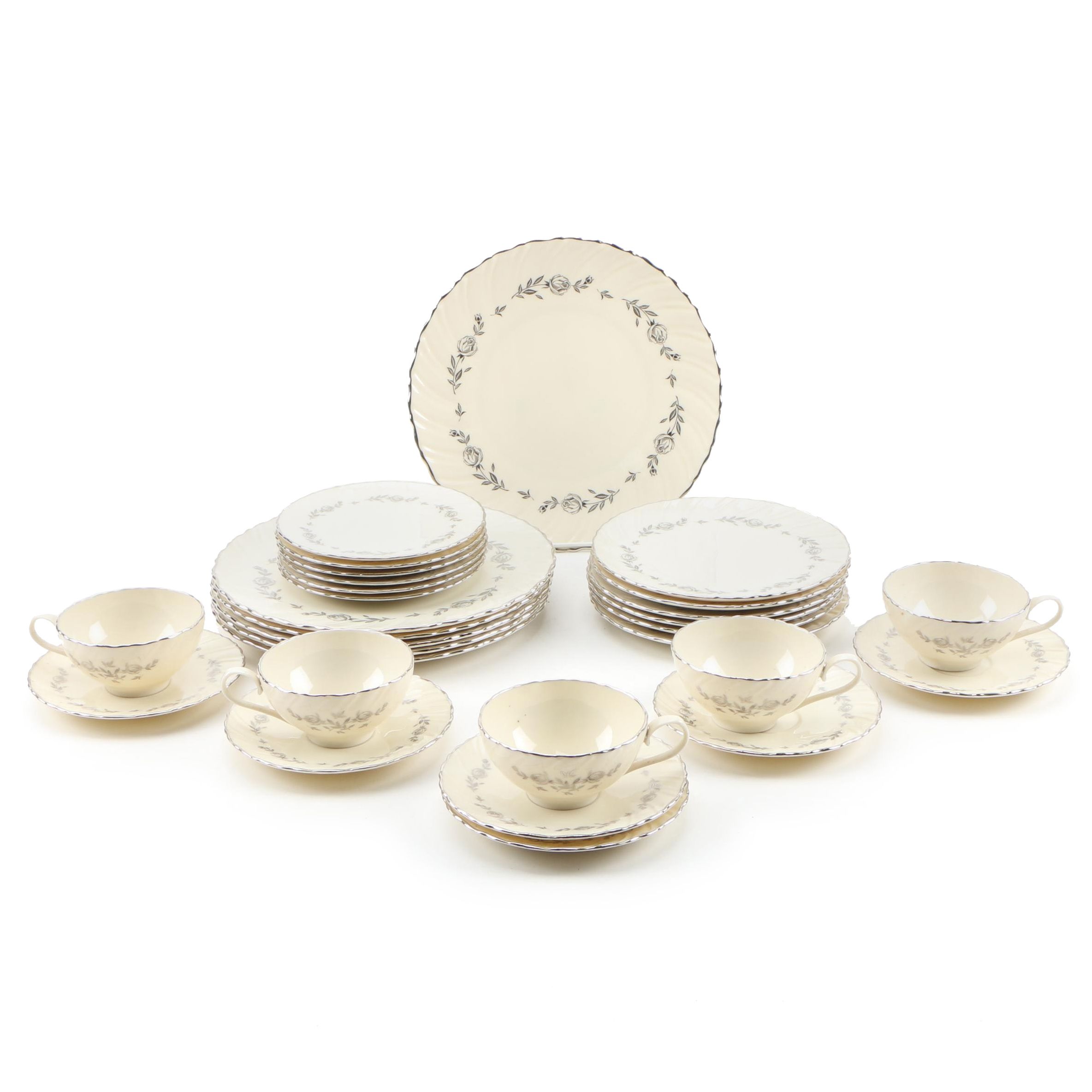 Lenox "Rosemont" China Dinnerware for Five, 1964 - 1977