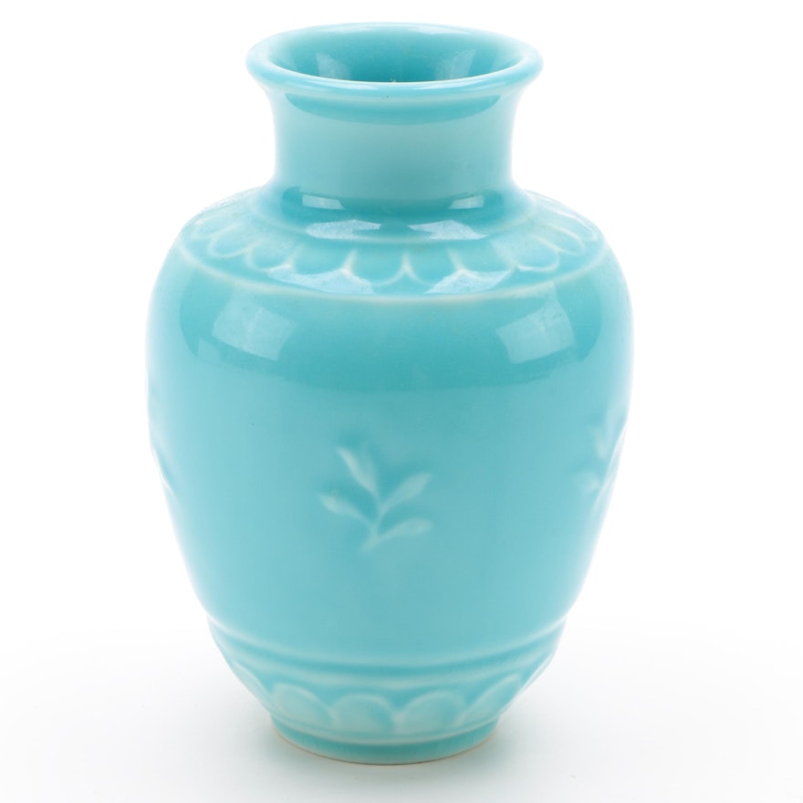 Rookwood Pottery Matte Blue Vase, 1934