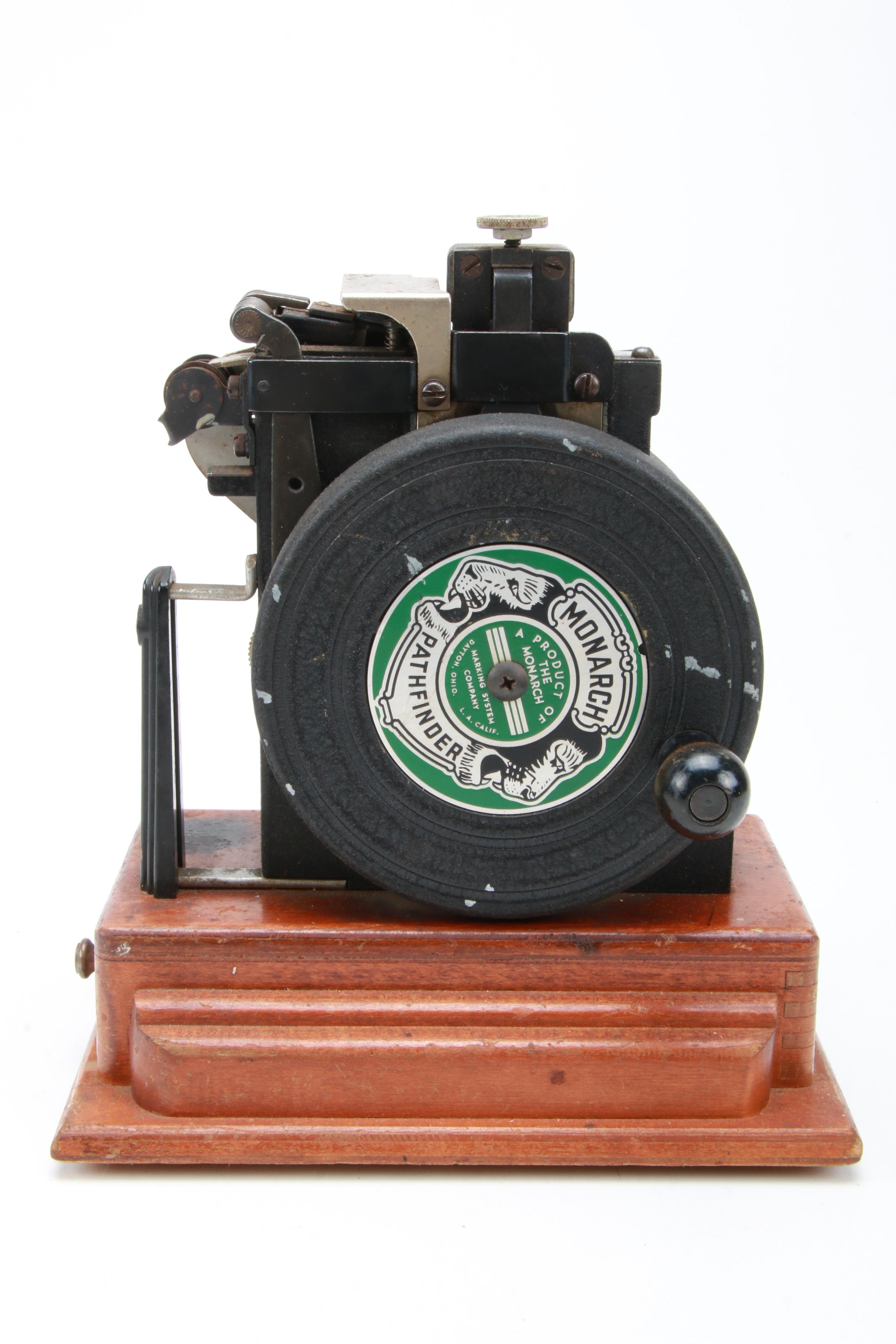 Monarch Marking System Price Tag Marking System, Vintage