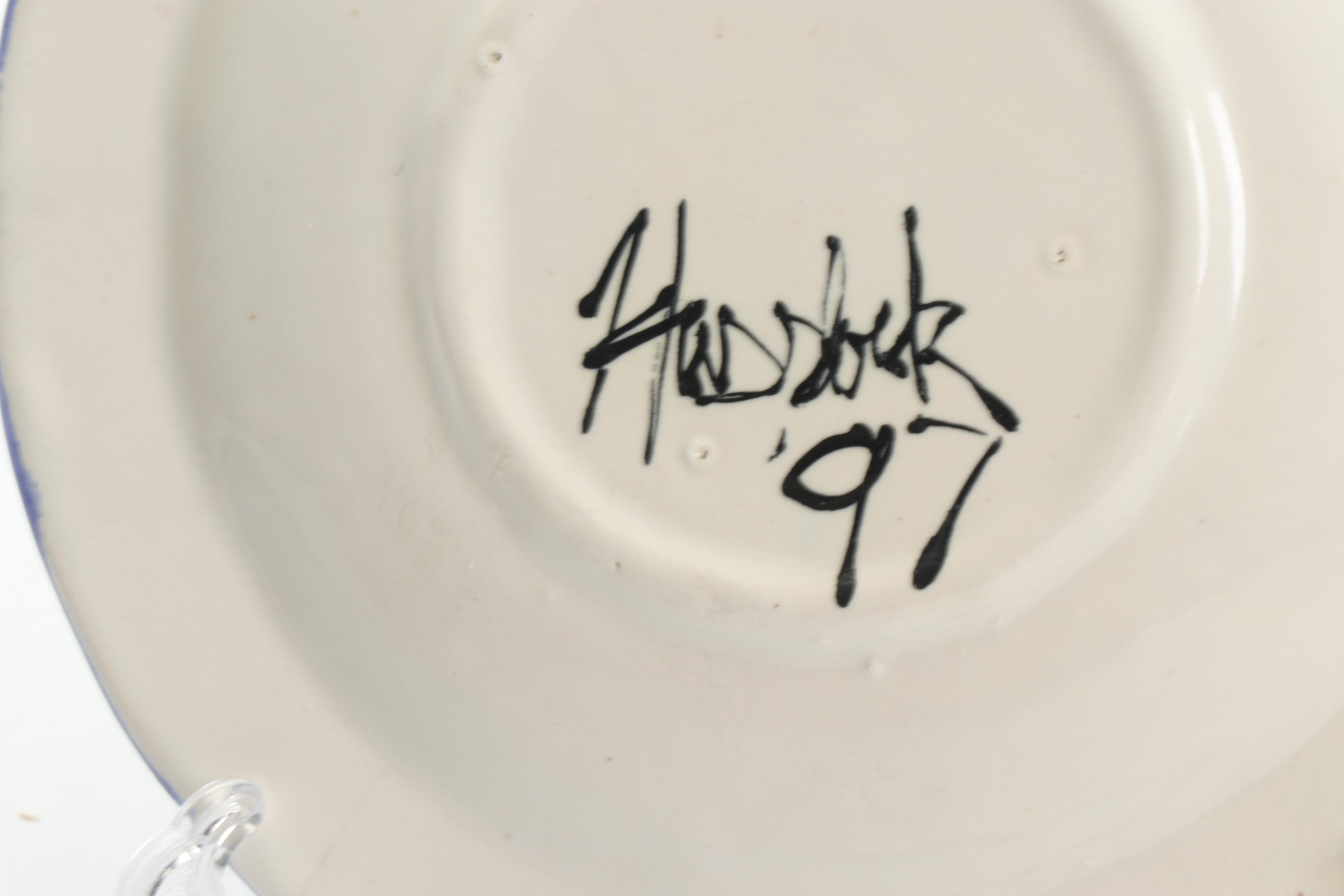 Vietri Italian Fish Themed Ceramic Dinnerware and Fitz and Floyd Box