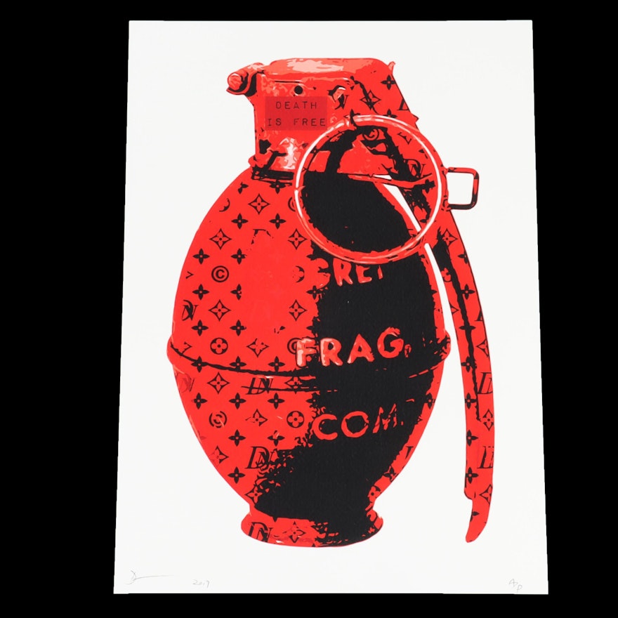 Death NYC "DN" Bomb Graphic Print