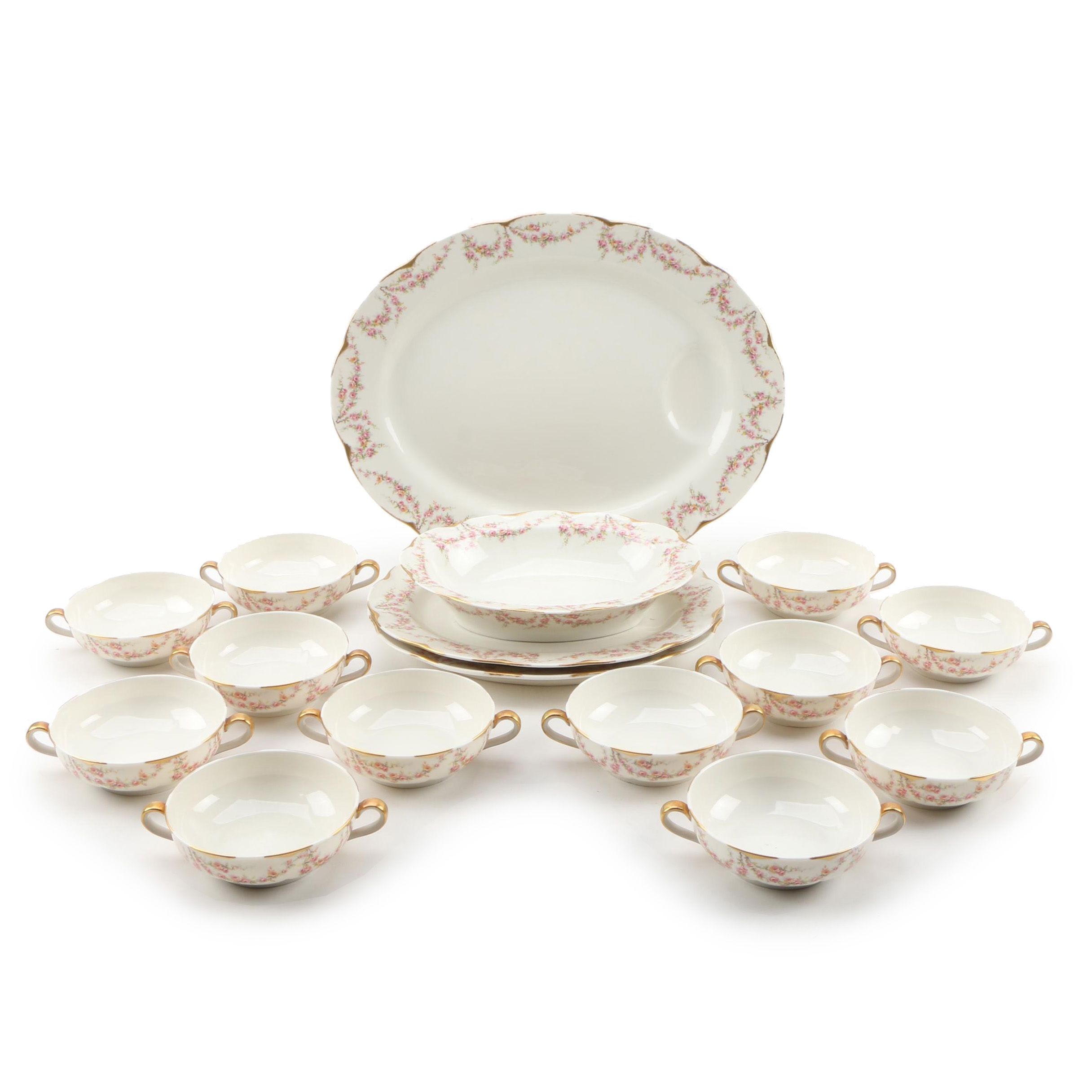 Theodore Haviland "Varenne" China Dinnerware, Vintage