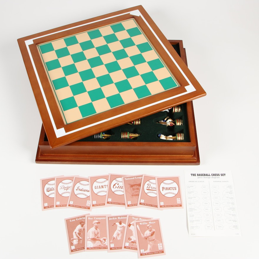 The Danbury Mint "The Baseball Chess Set"
