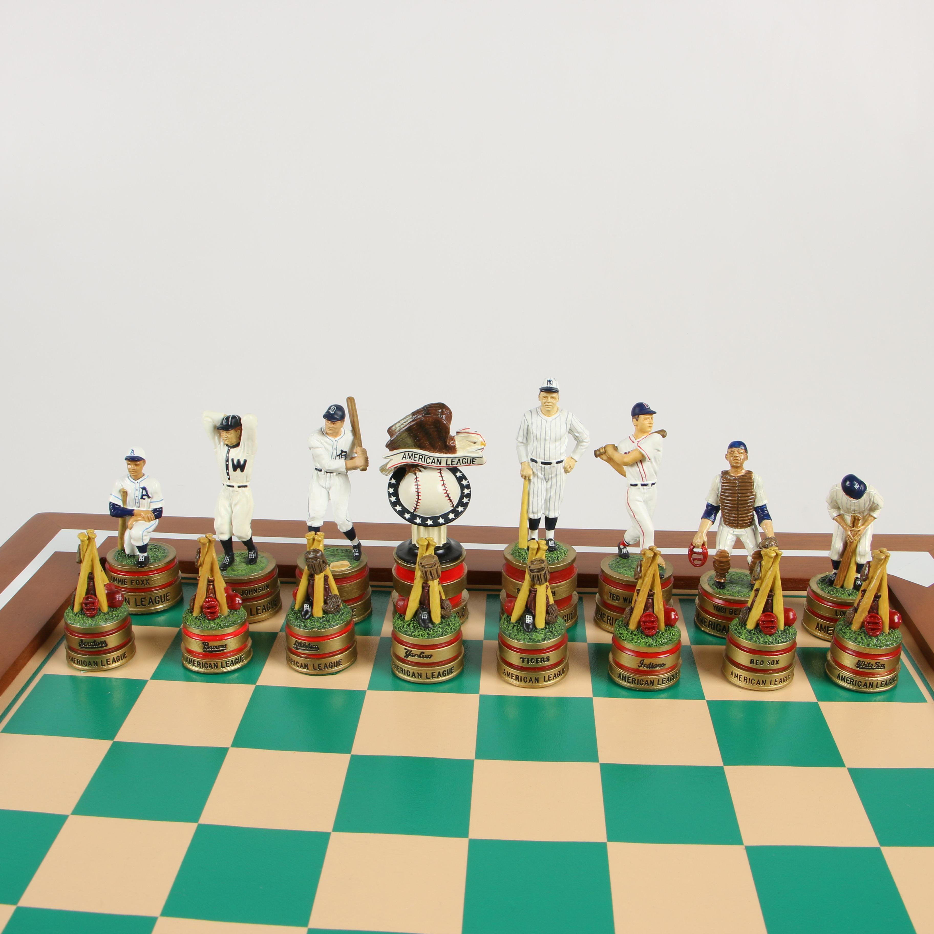The Danbury Mint "The Baseball Chess Set"