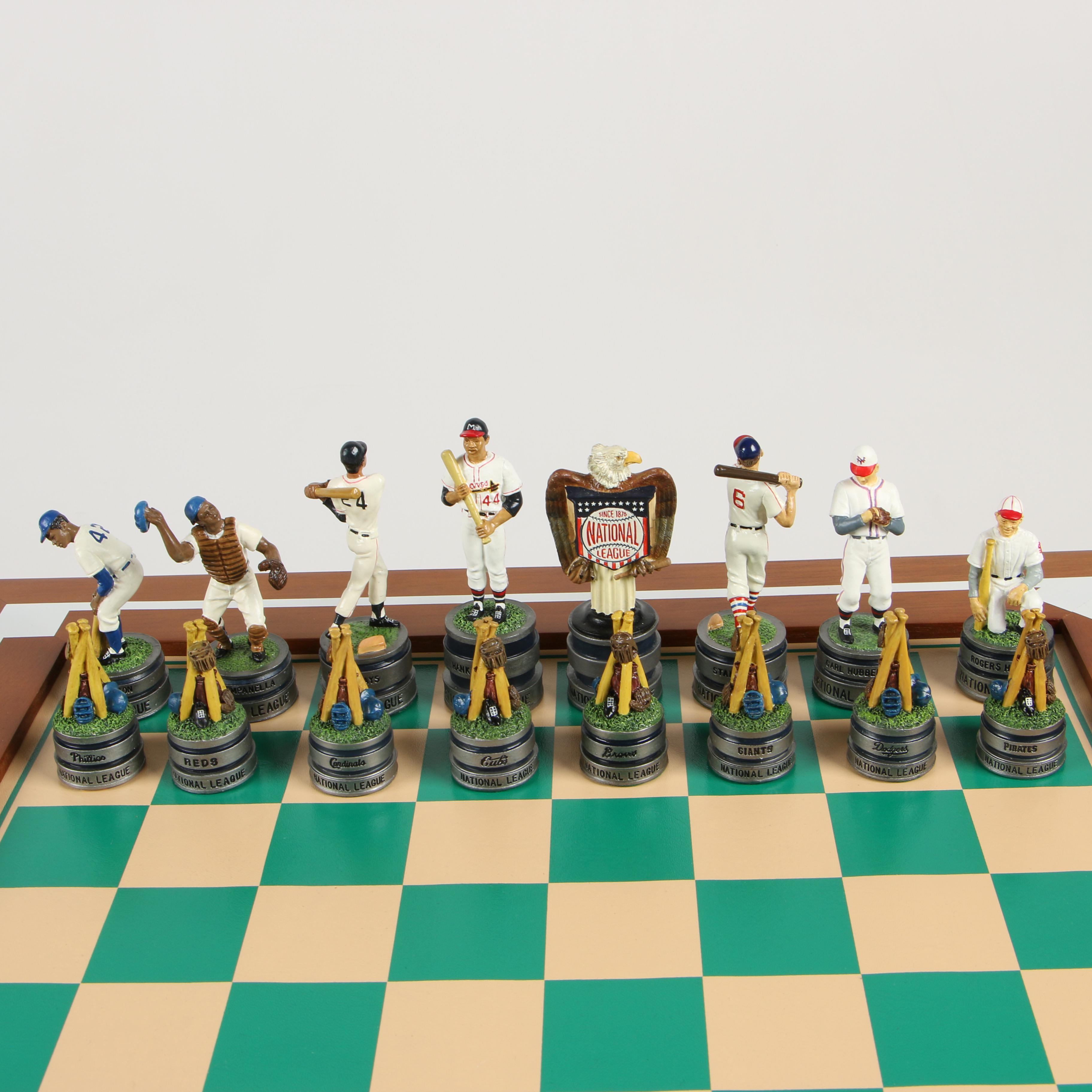 The Danbury Mint "The Baseball Chess Set"