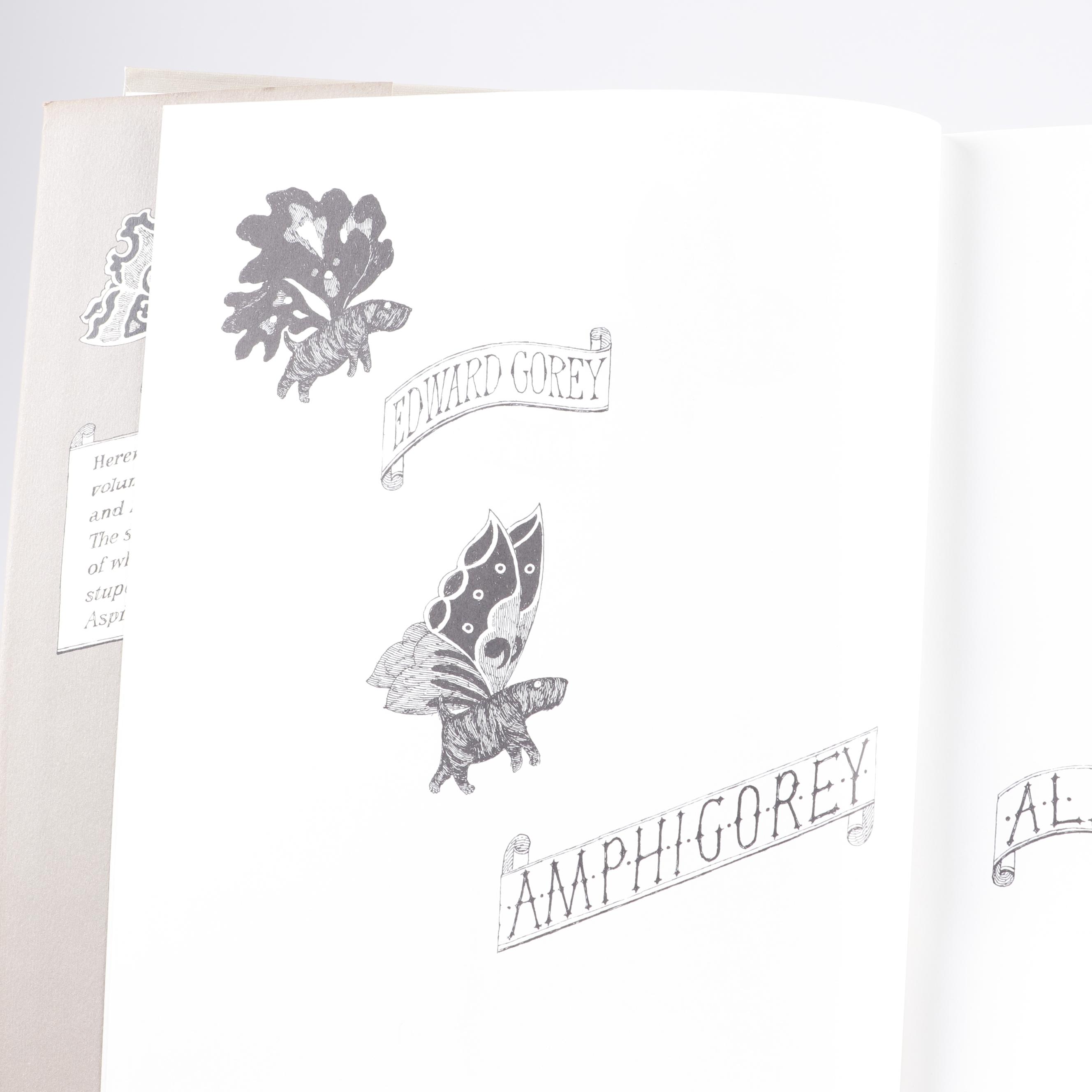 First Edition "Amphigorey Also" by Edward Gorey, 1983