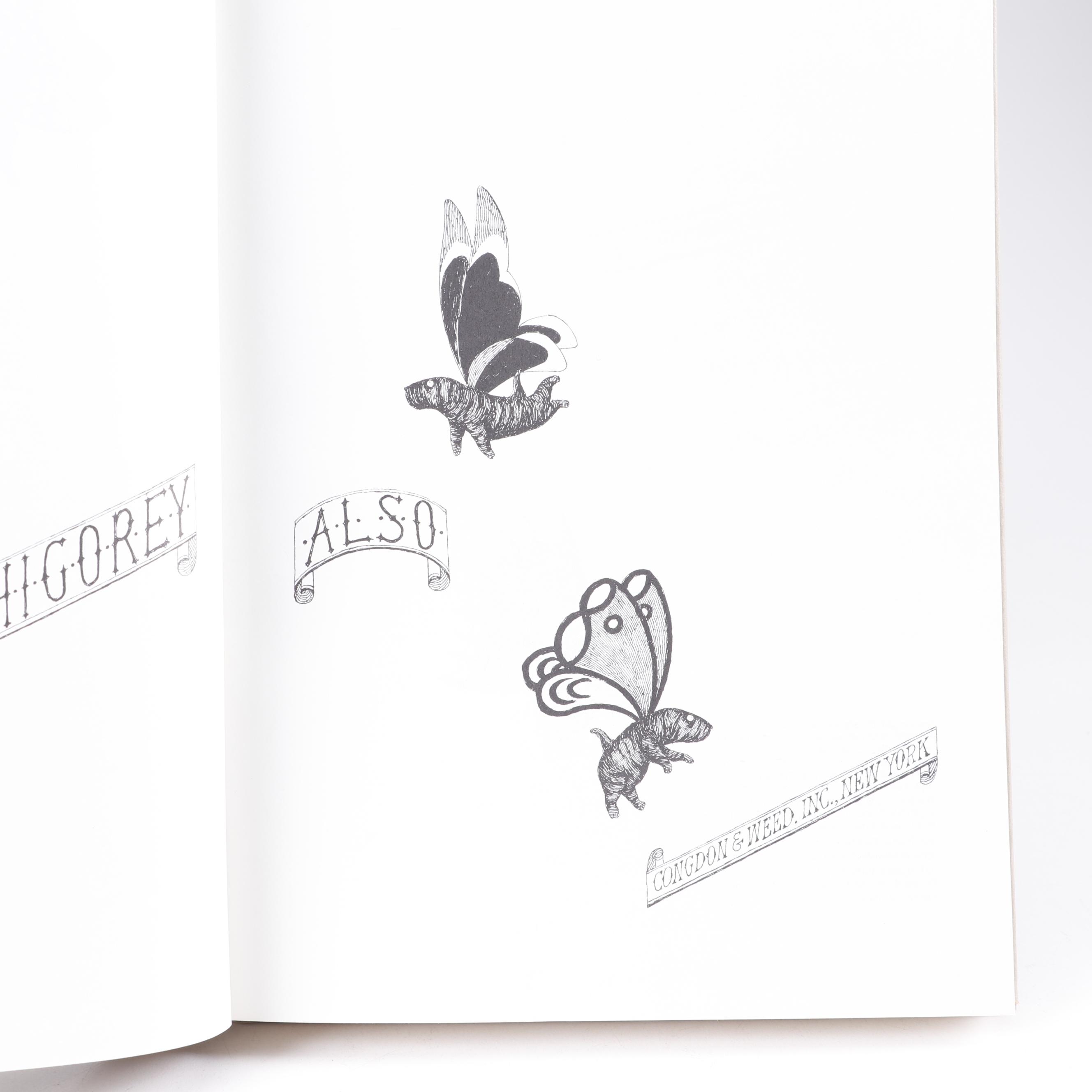 First Edition "Amphigorey Also" by Edward Gorey, 1983