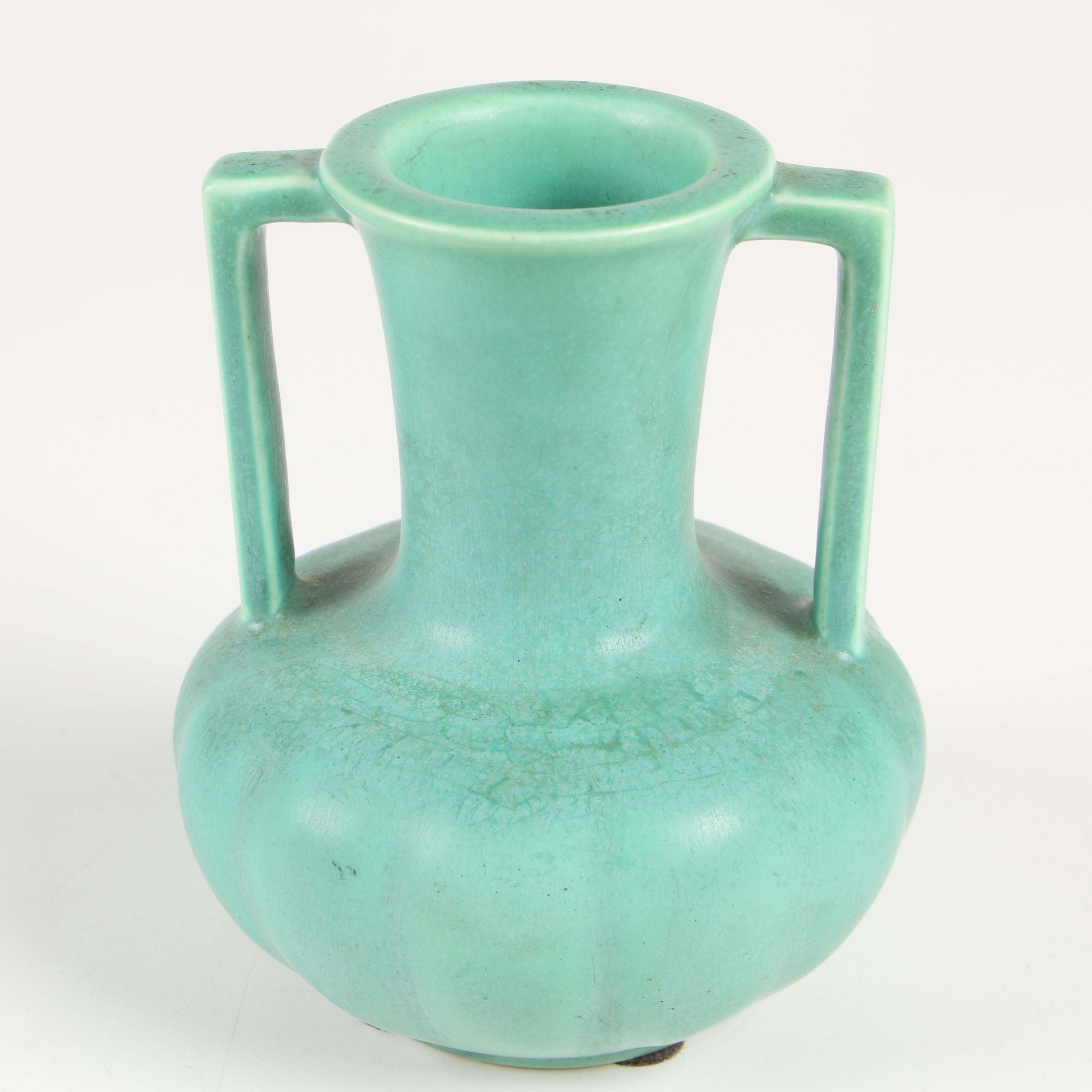 Rookwood Pottery Matte Green Vase, 1933