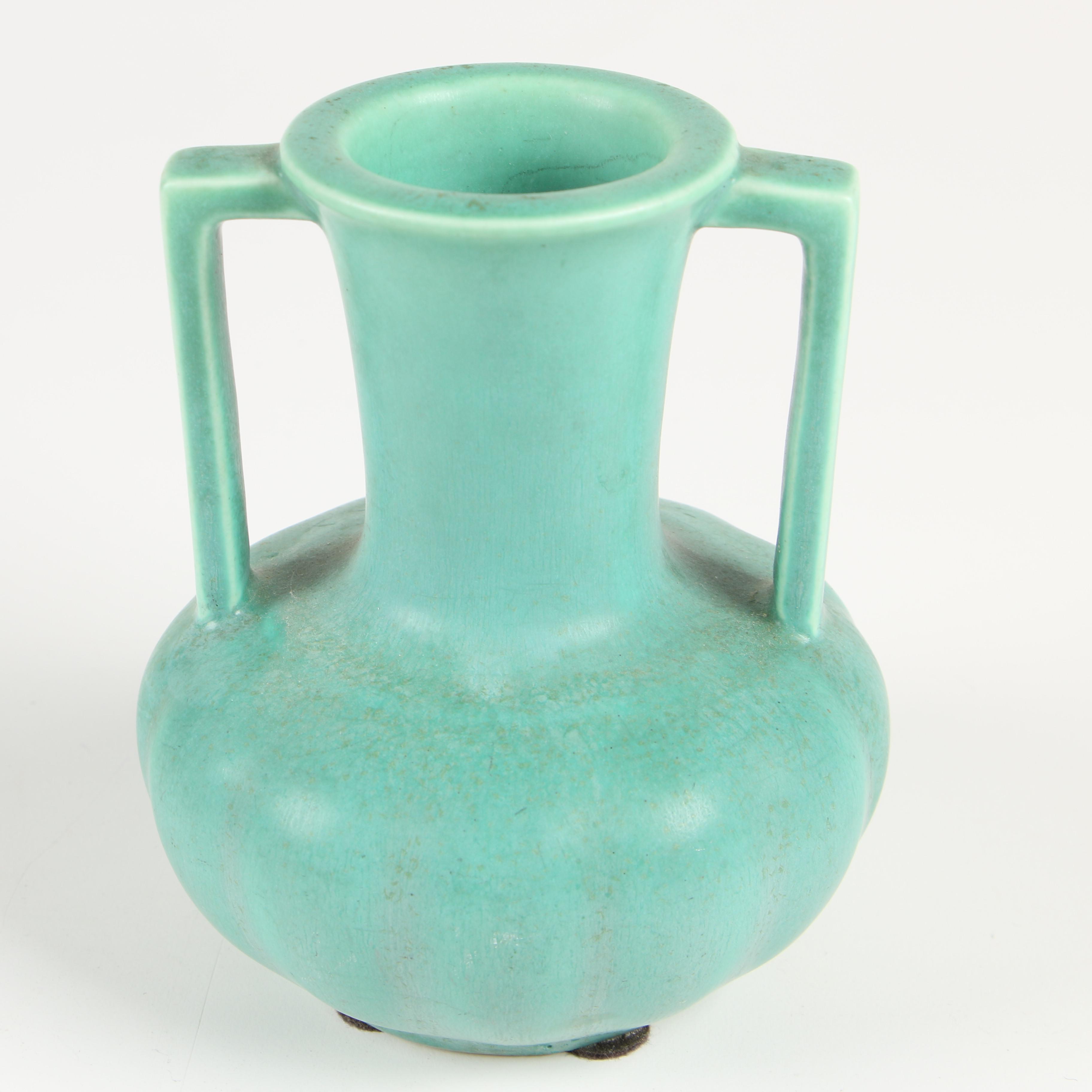 Rookwood Pottery Matte Green Vase, 1933