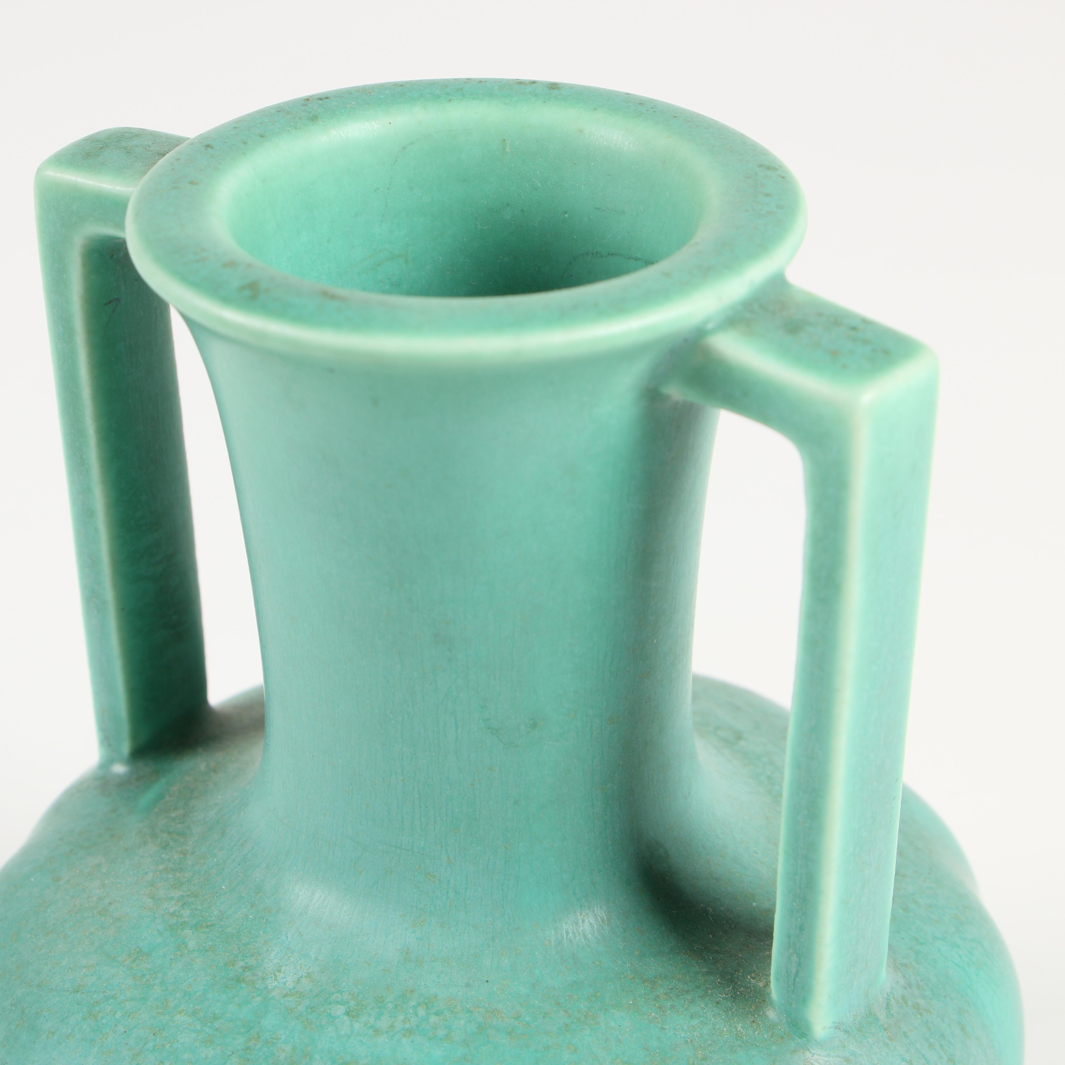 Rookwood Pottery Matte Green Vase, 1933