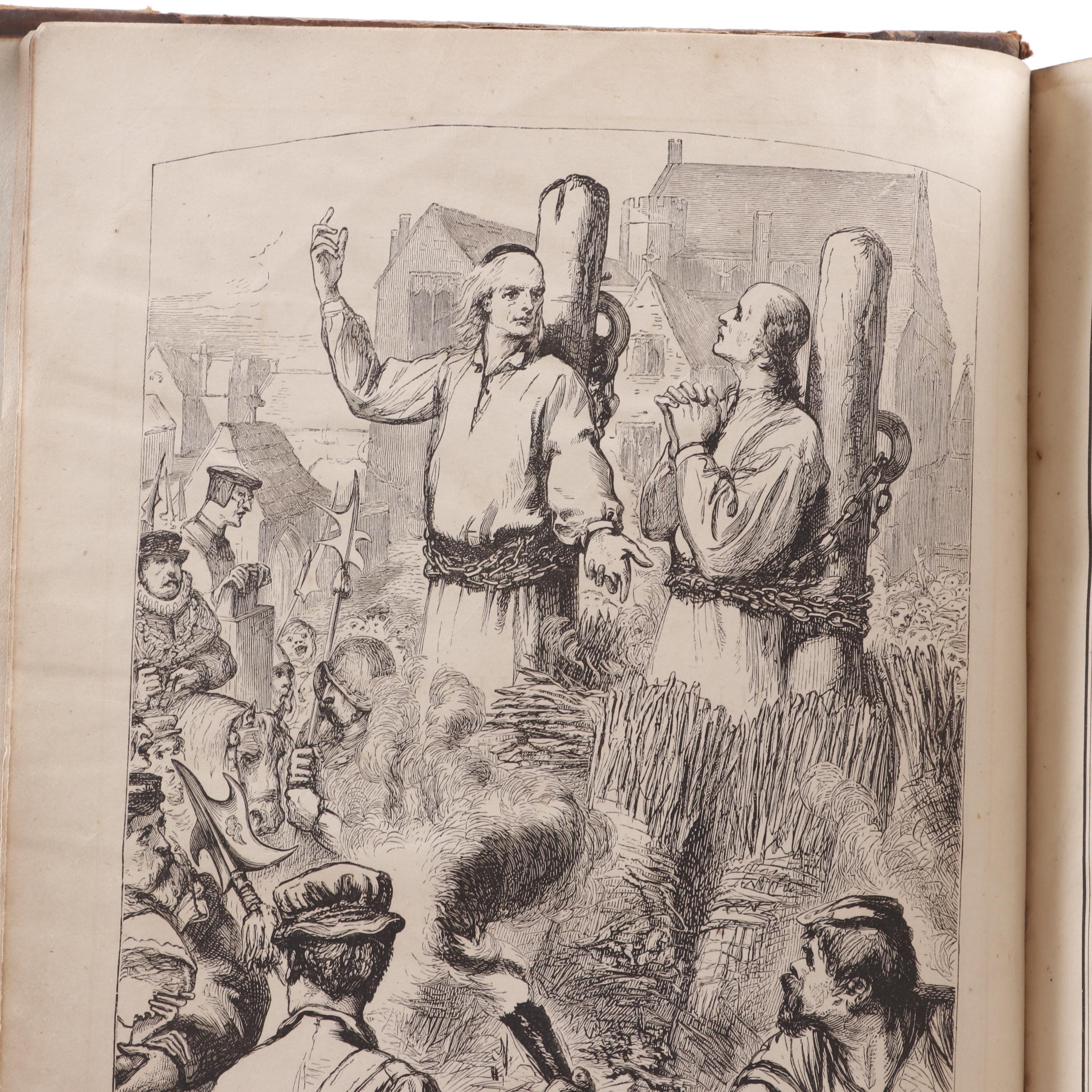 "Book of Martyrs" by John Foxe, circa 1875