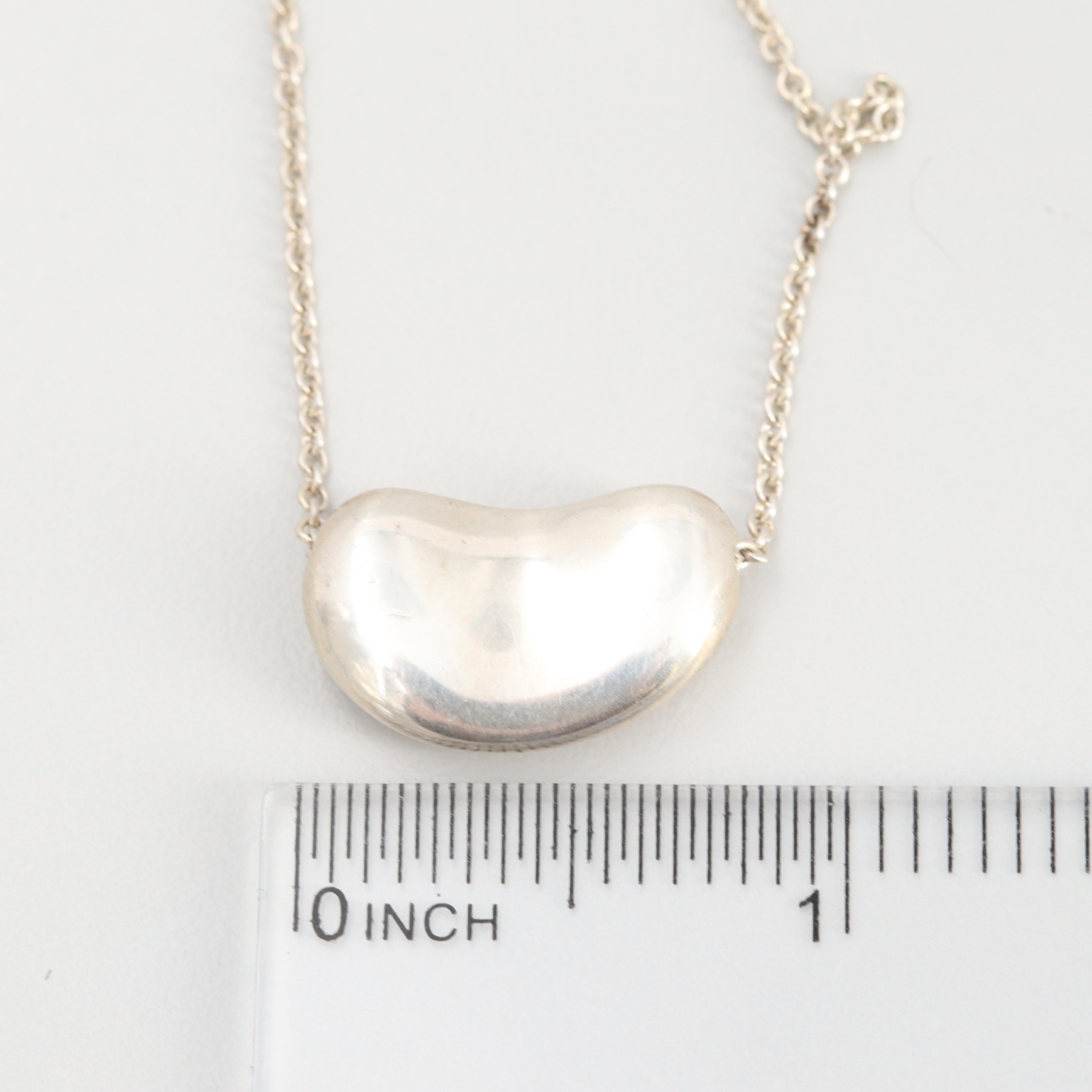 Elsa Peretti for Tiffany & Co. Sterling Silver Bean Necklace