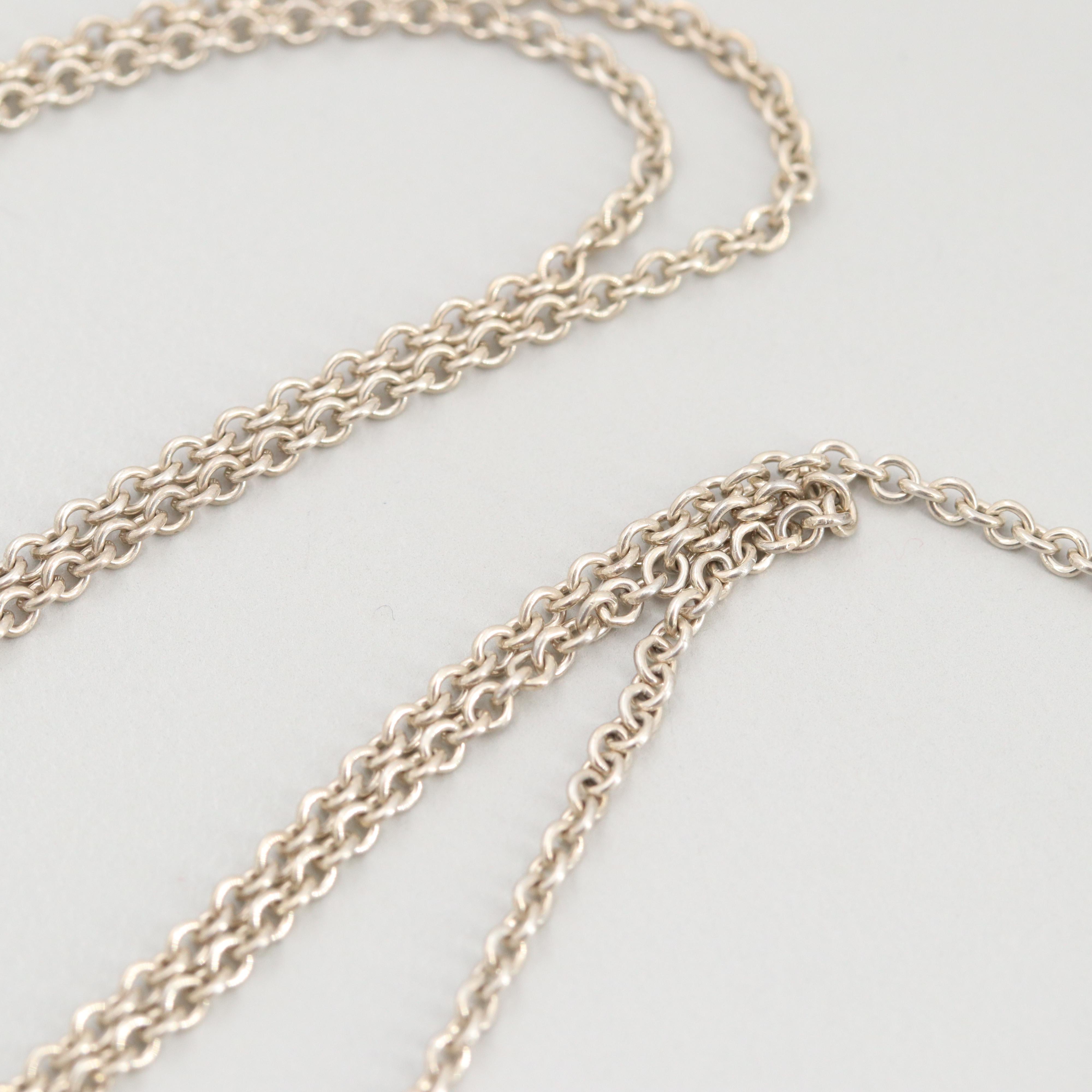 Elsa Peretti for Tiffany & Co. Sterling Silver Bean Necklace